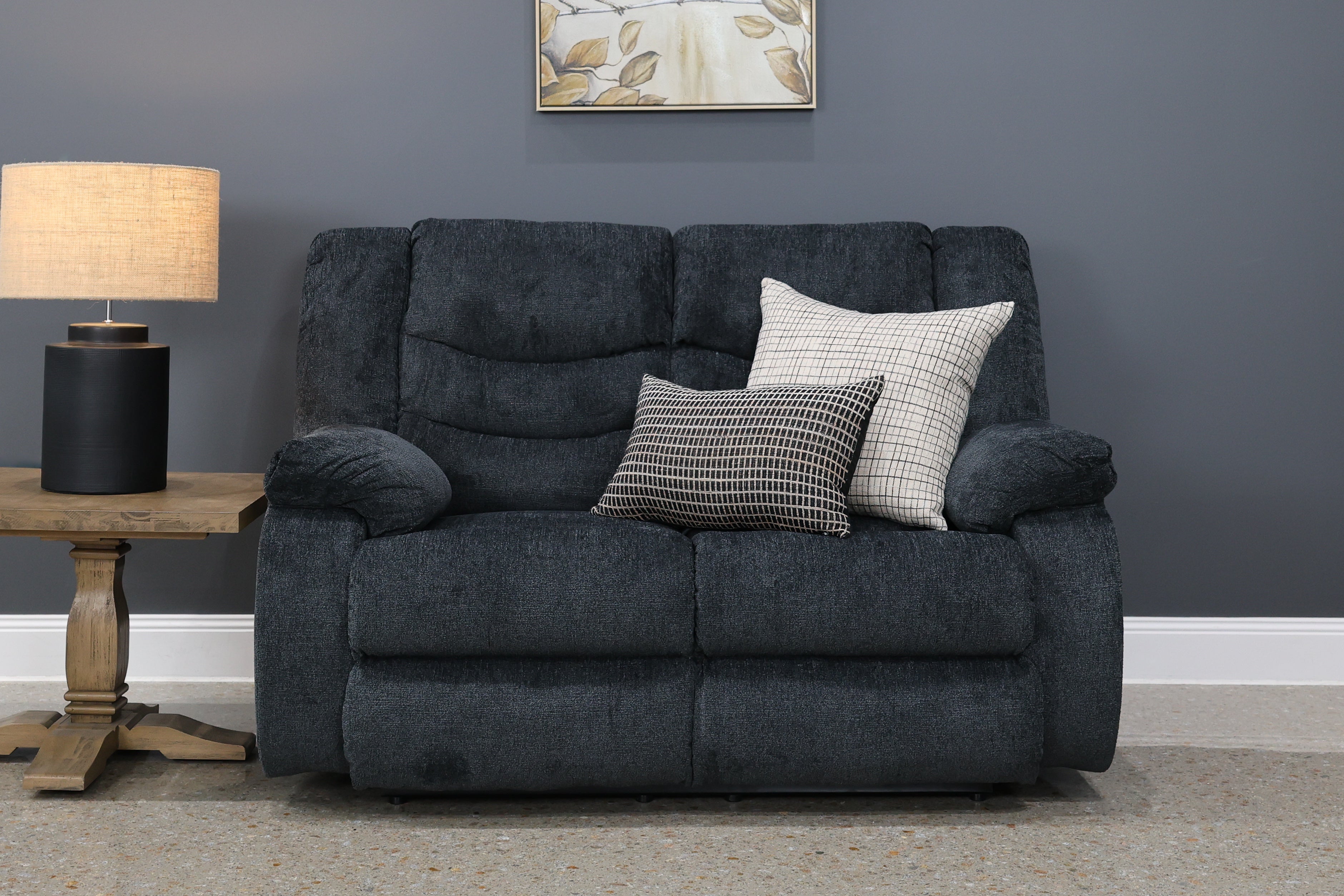 Werribee Electric Reclining Loveseat - Caviar