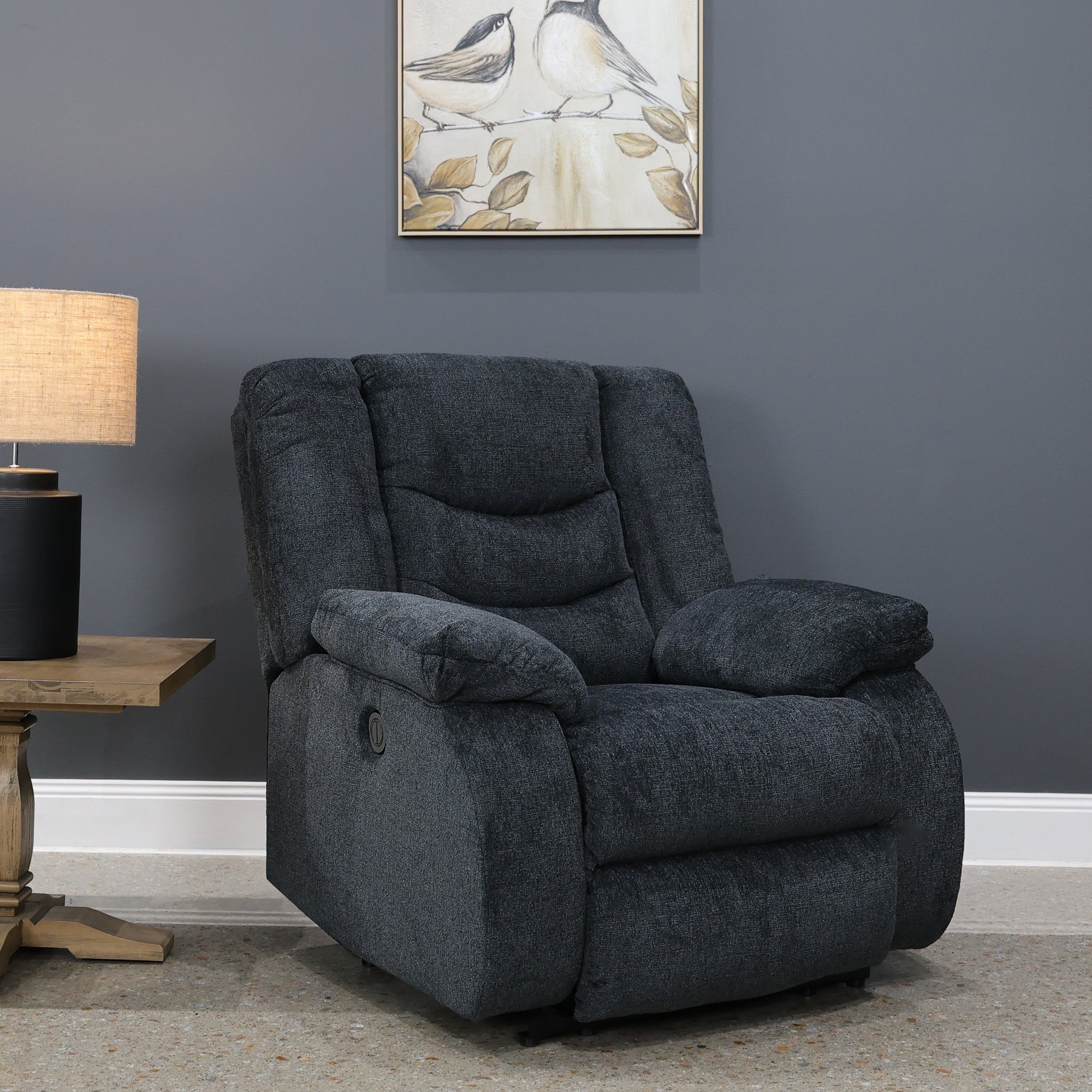 Werribee Electric Recliner - Caviar