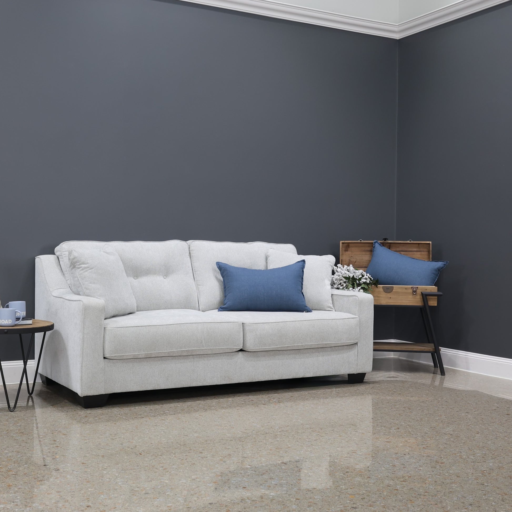 Victoria Queen Sofa Sleeper - Light Grey