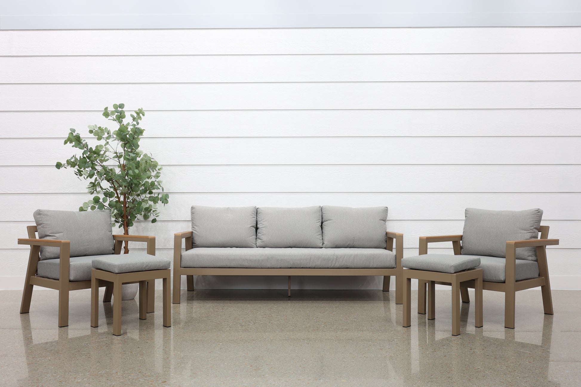 Kewarra 6 Piece Lounge Set - Natural