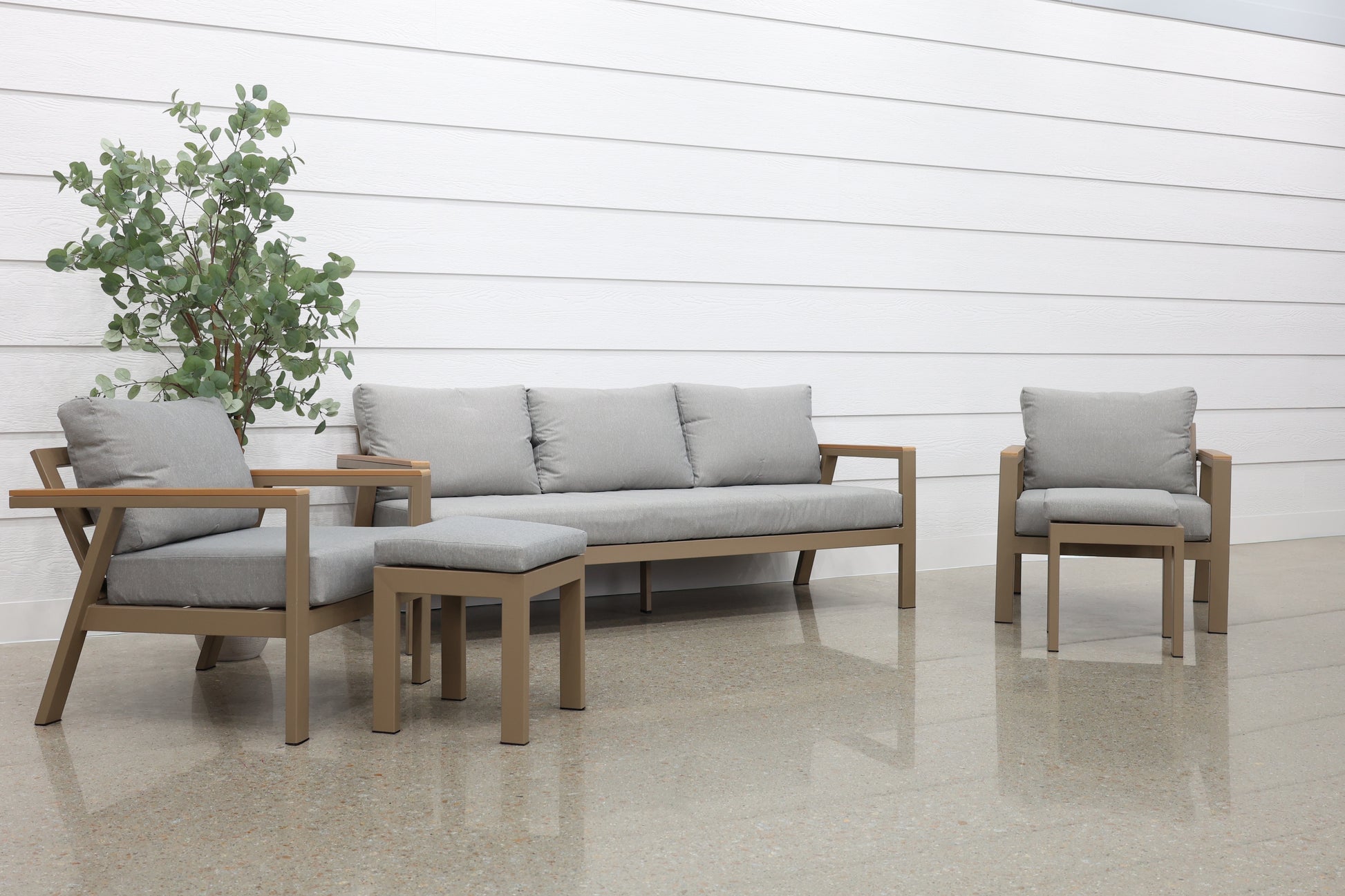 Kewarra 6 Piece Lounge Set - Natural