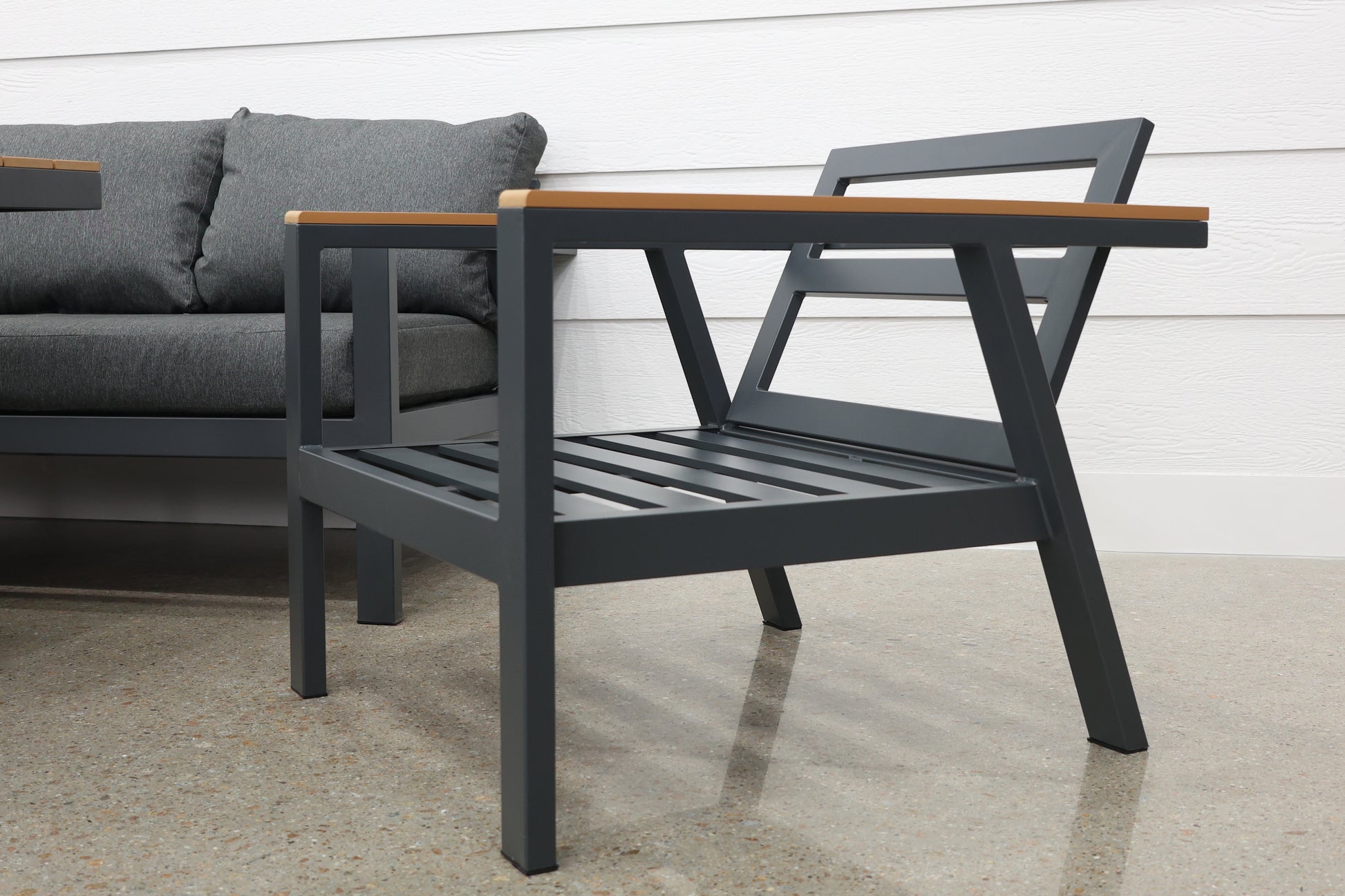 Kewarra 6 Piece Lounge Set - Charcoal