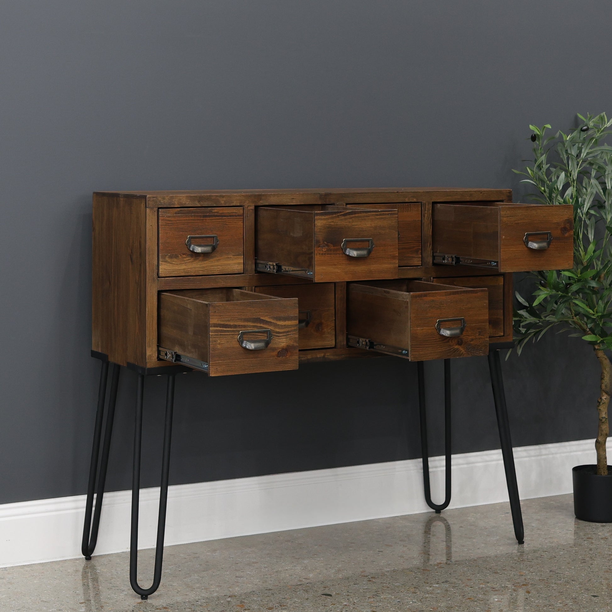 Library 8 Drawer Cabinet