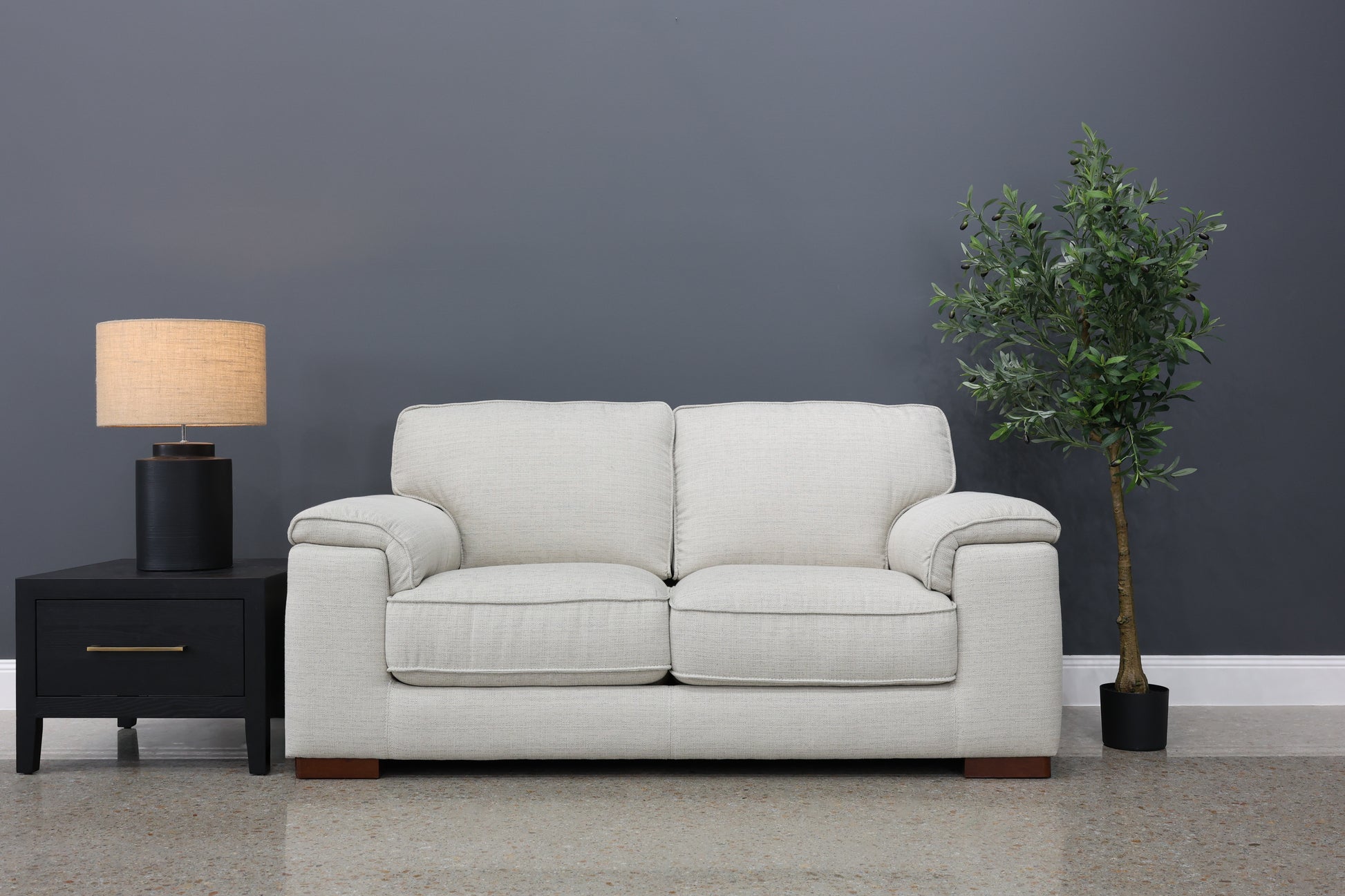 Rostrevor 2 Seater Loveseat - Natural