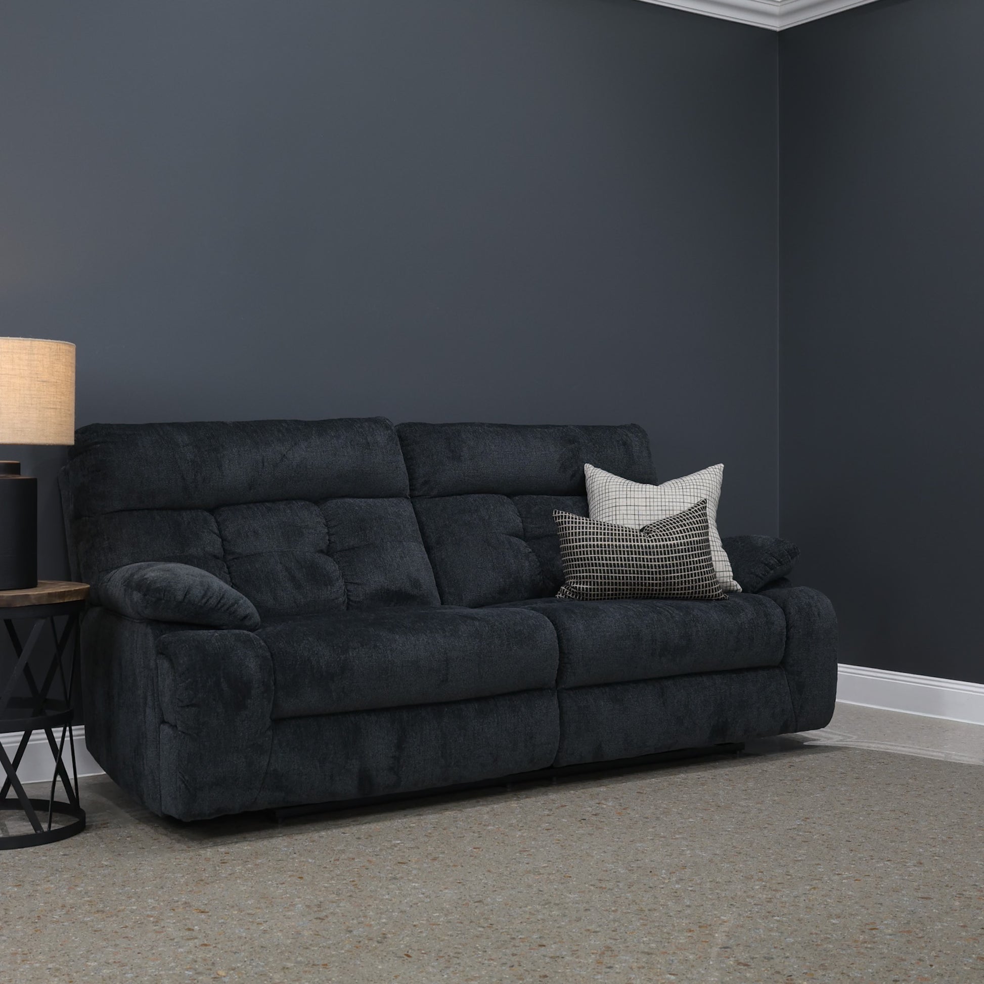 Narrabri Reclining Loveseat - Caviar