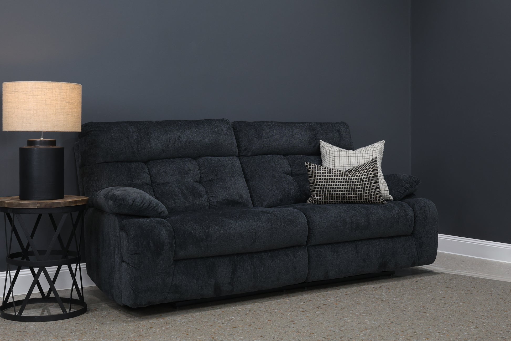 Narrabri Reclining Loveseat - Caviar
