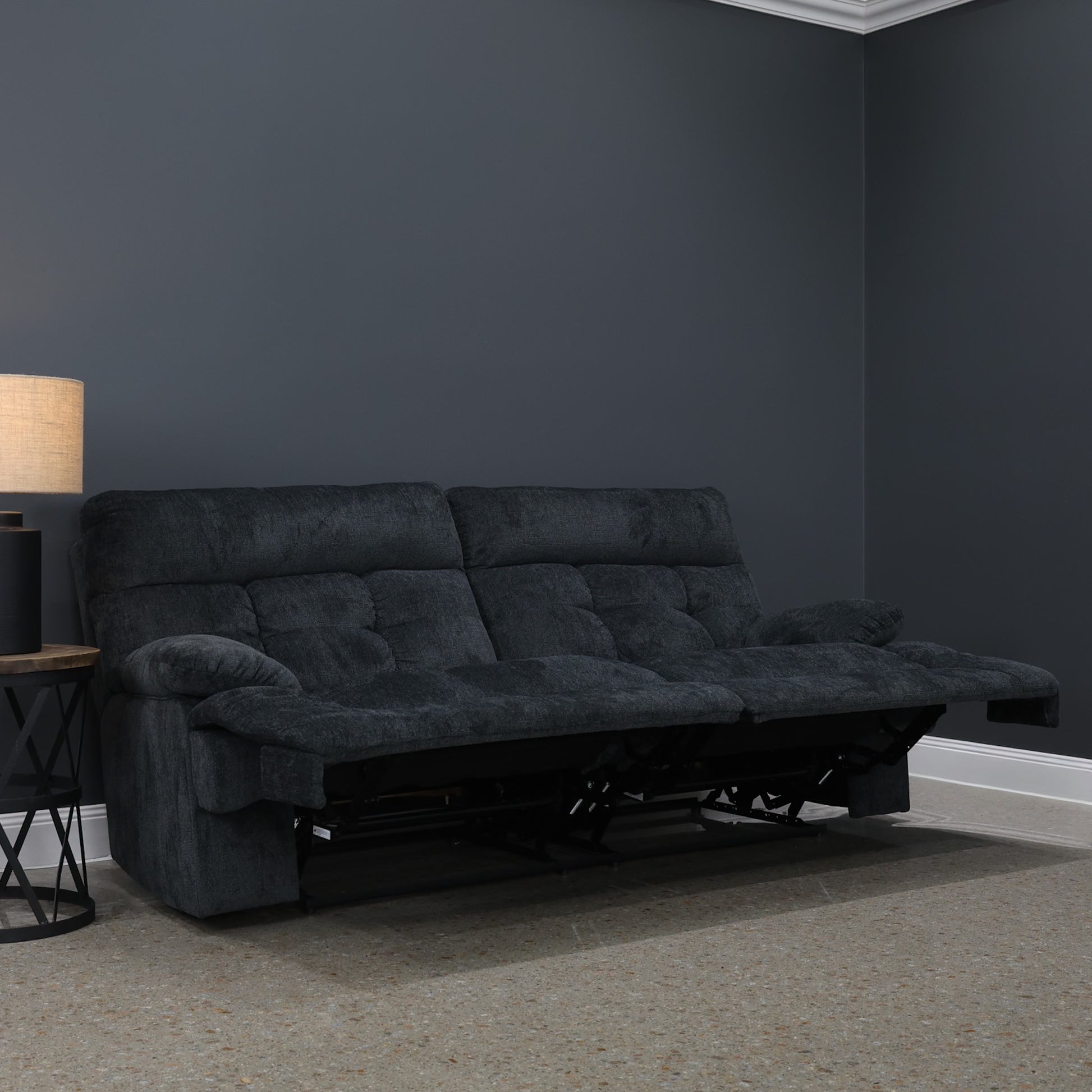 Narrabri Reclining Loveseat - Caviar
