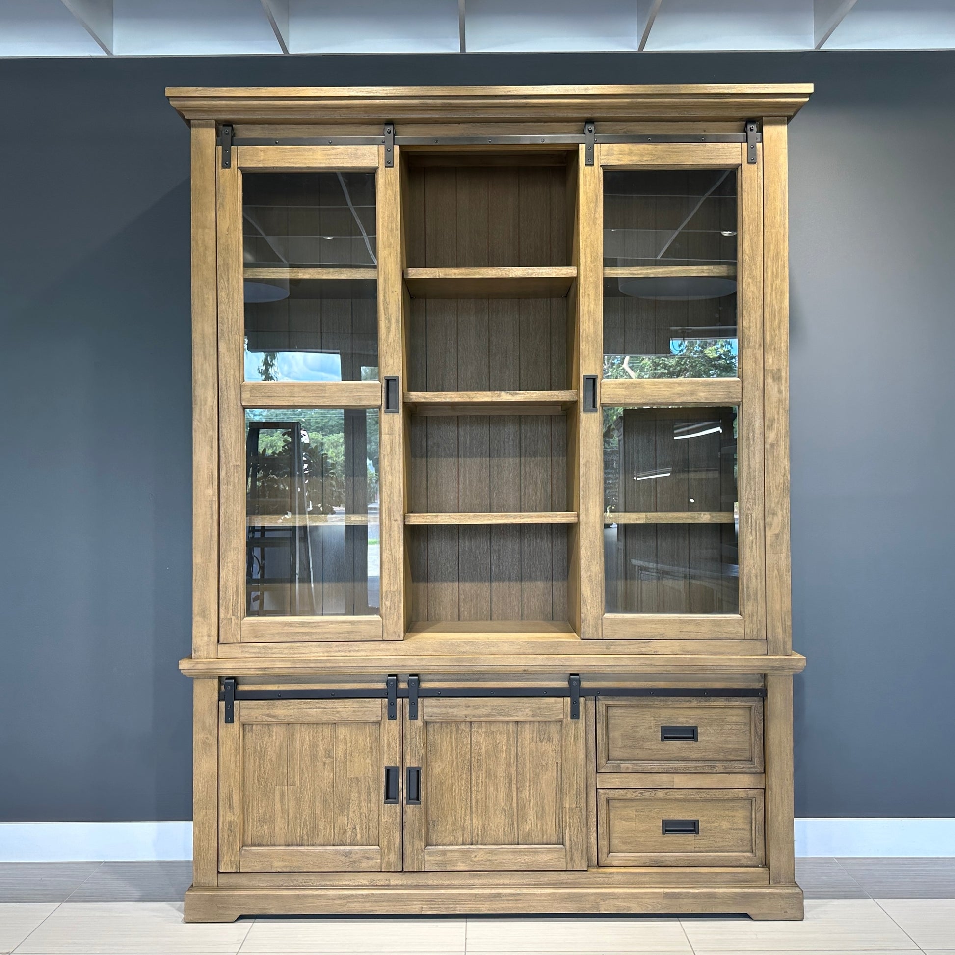 Macedon Small Tv Unit 2 Drawers 2 Sliding Door