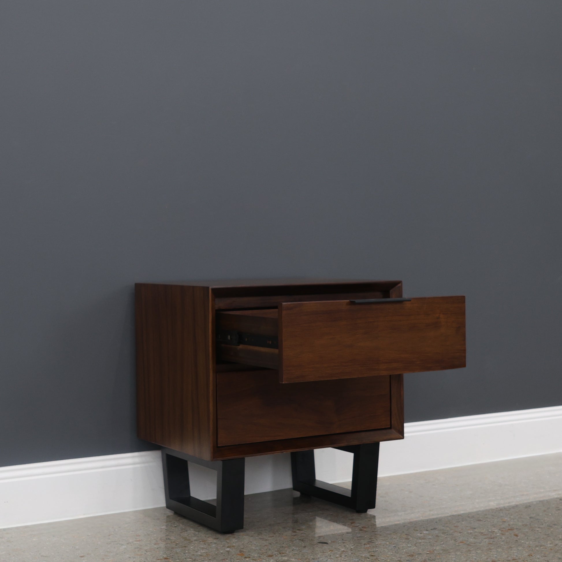 Kingsley Bedside Table w/ 2 Drawers