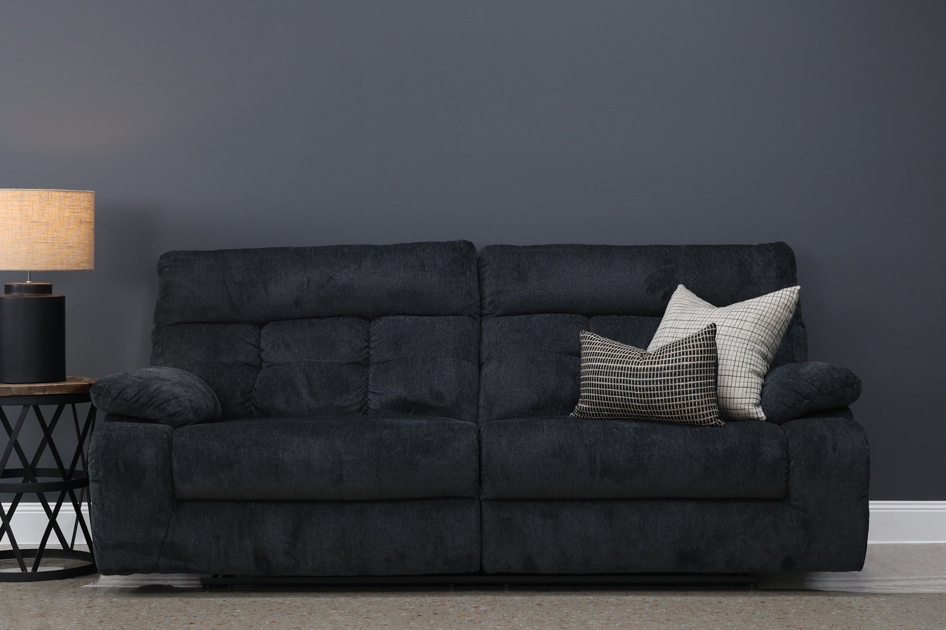 Narrabri Reclining Loveseat - Caviar