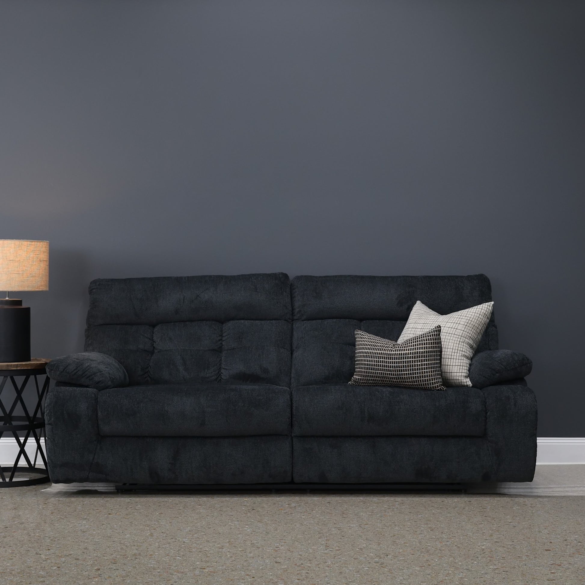 Narrabri Reclining Loveseat - Caviar