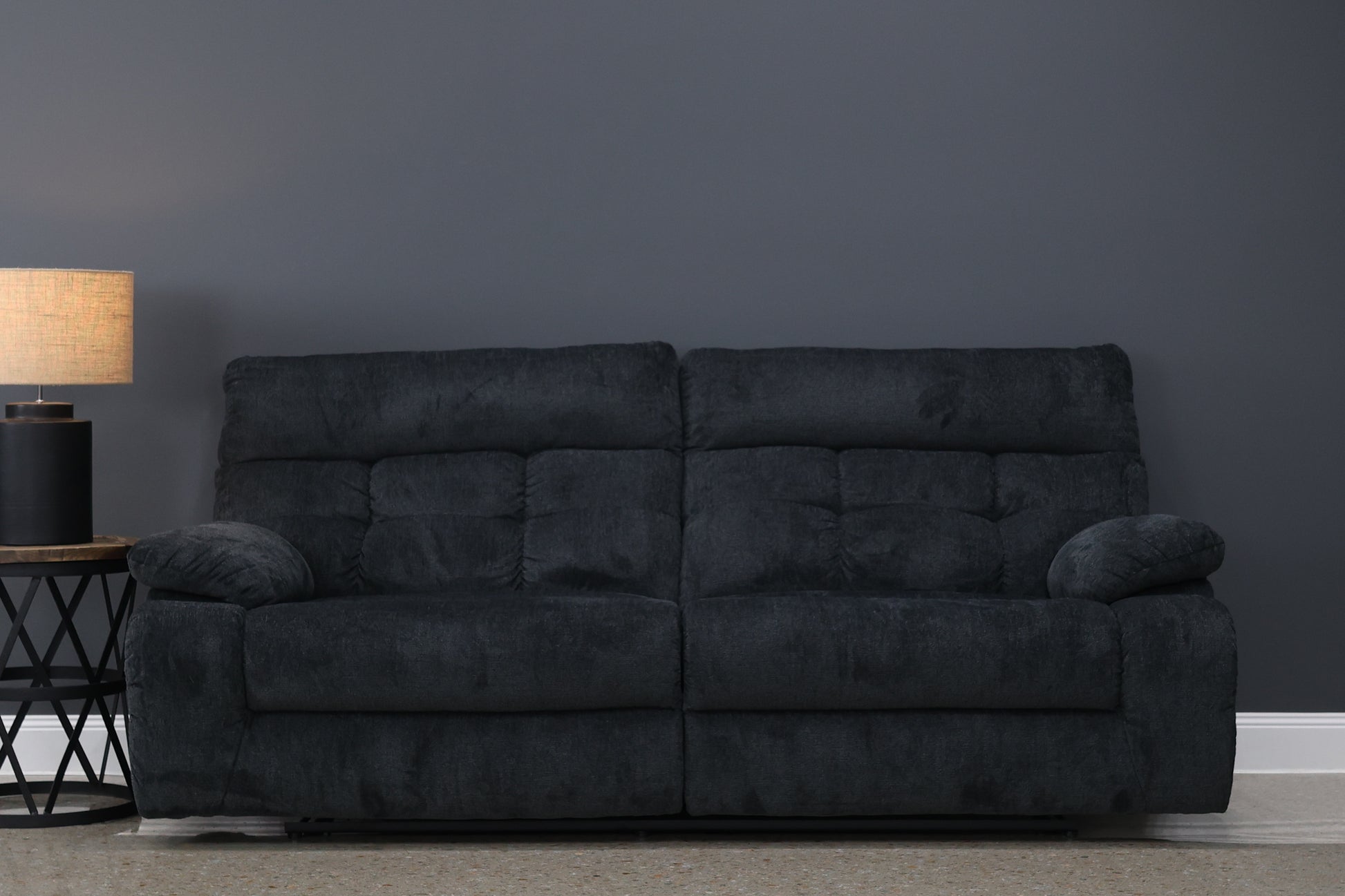 Narrabri Reclining Loveseat - Caviar