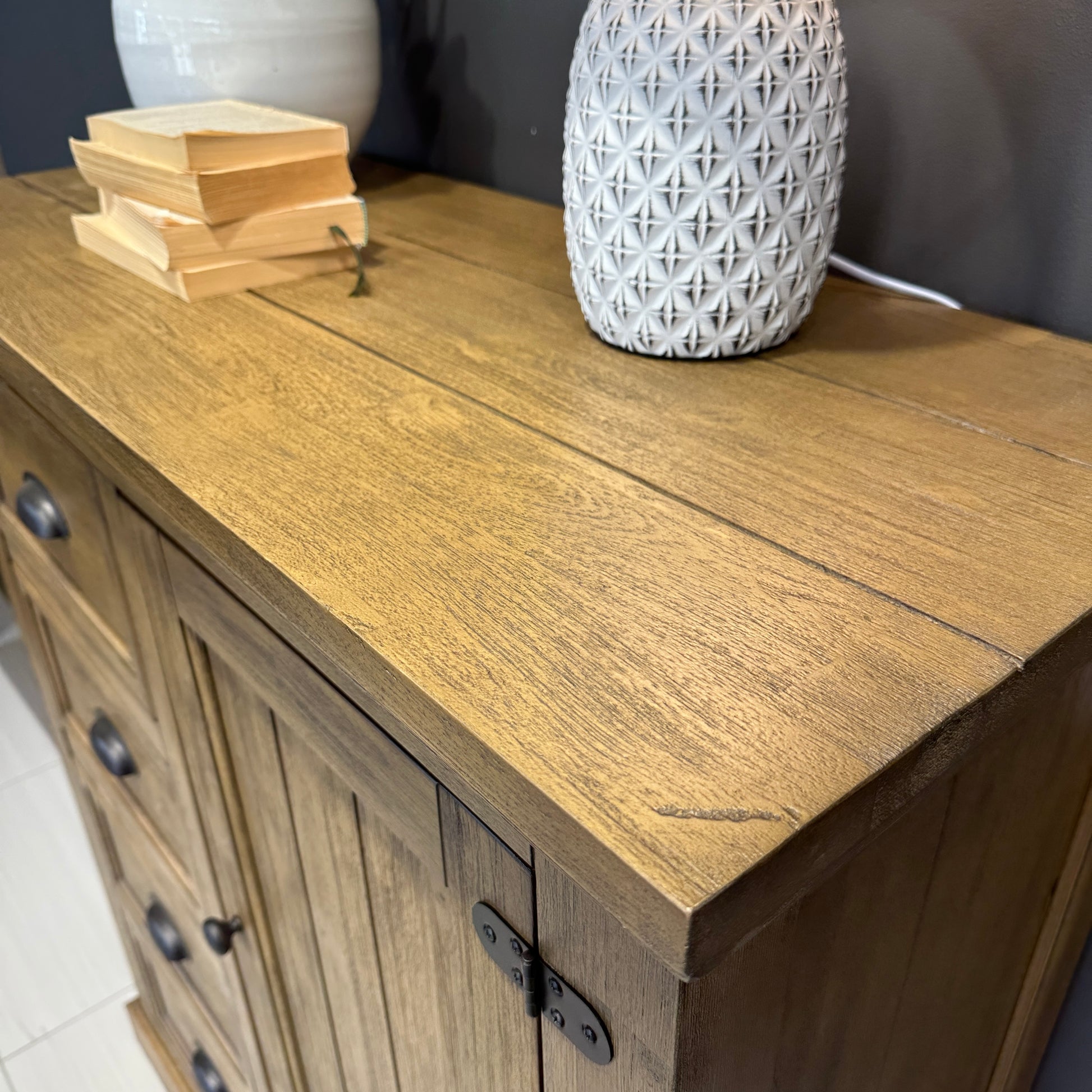 Macedon Tallboy 1 Door 4 Drawers