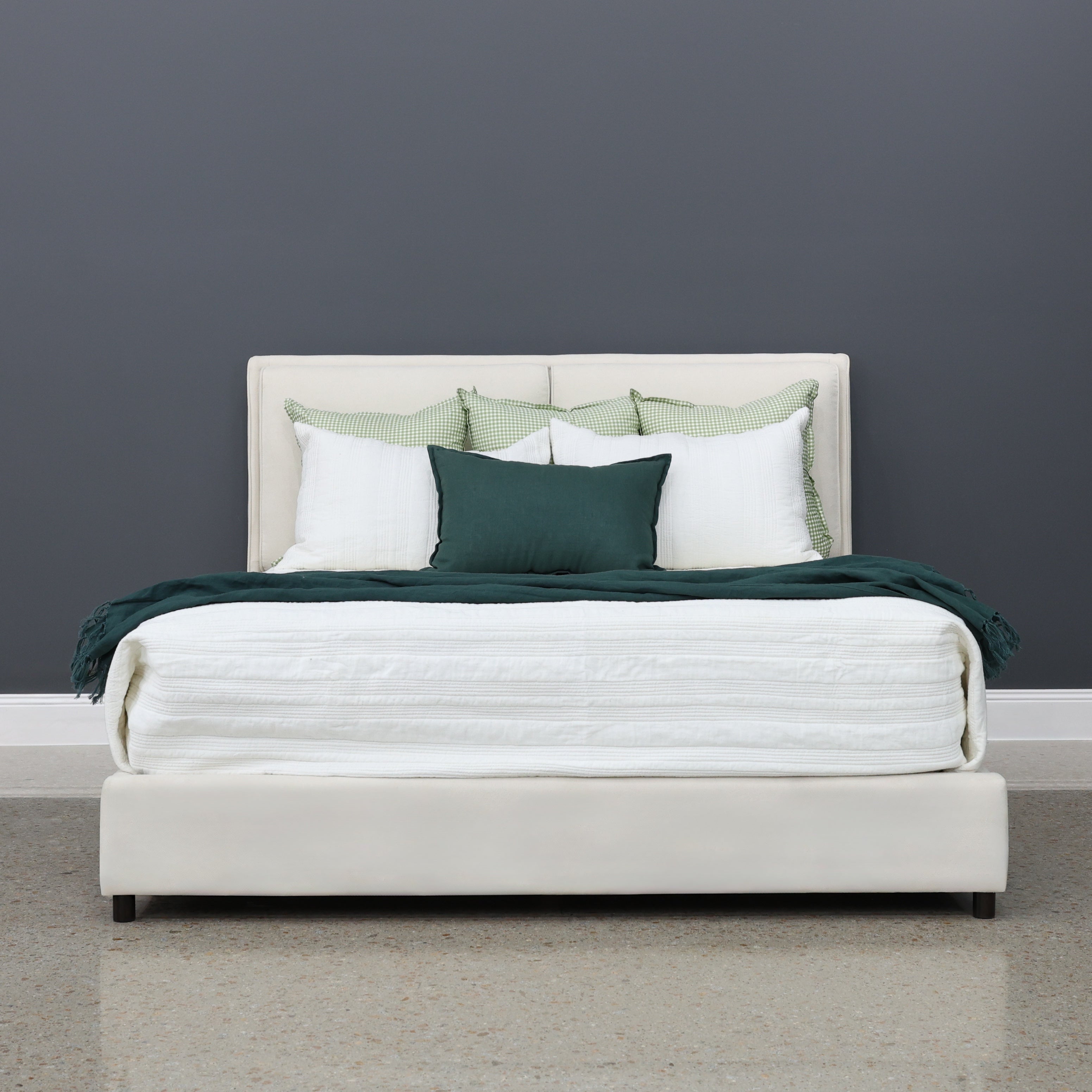 Mosman Bed - Beige