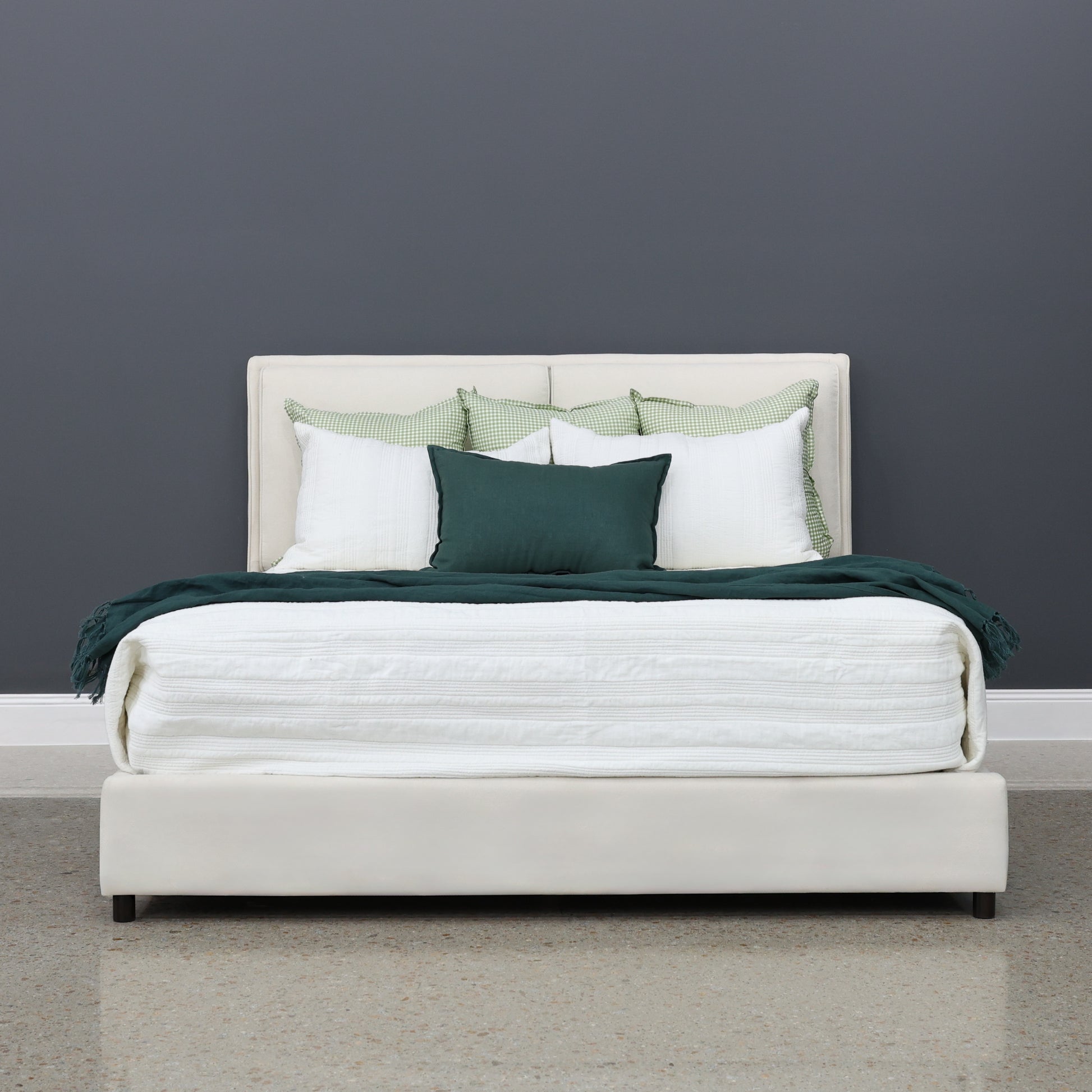 Mosman Bed - Beige