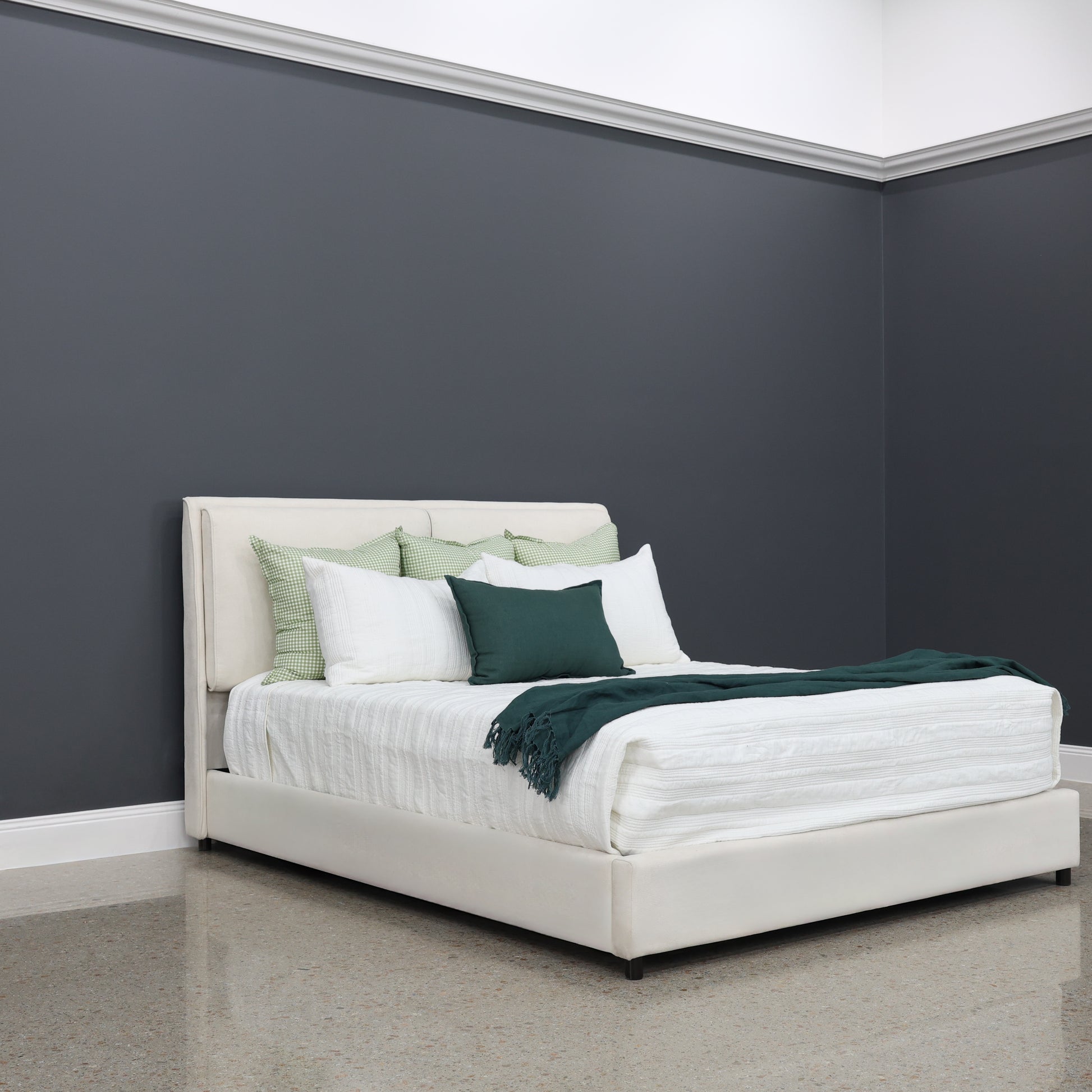 Mosman Bed - Beige