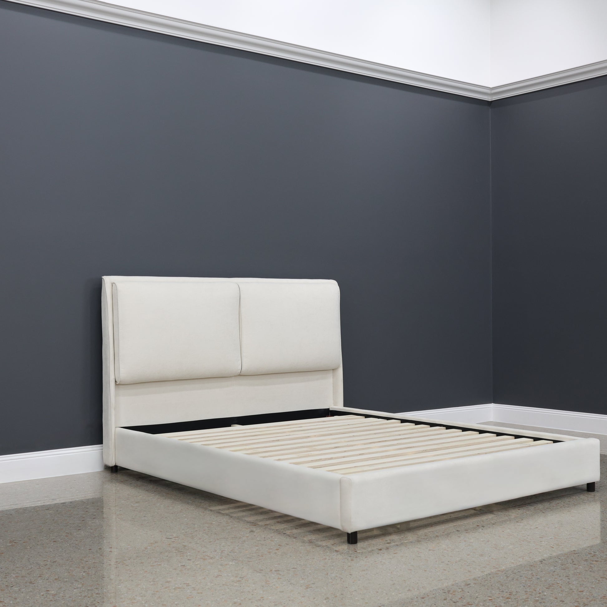 Mosman Bed - Beige