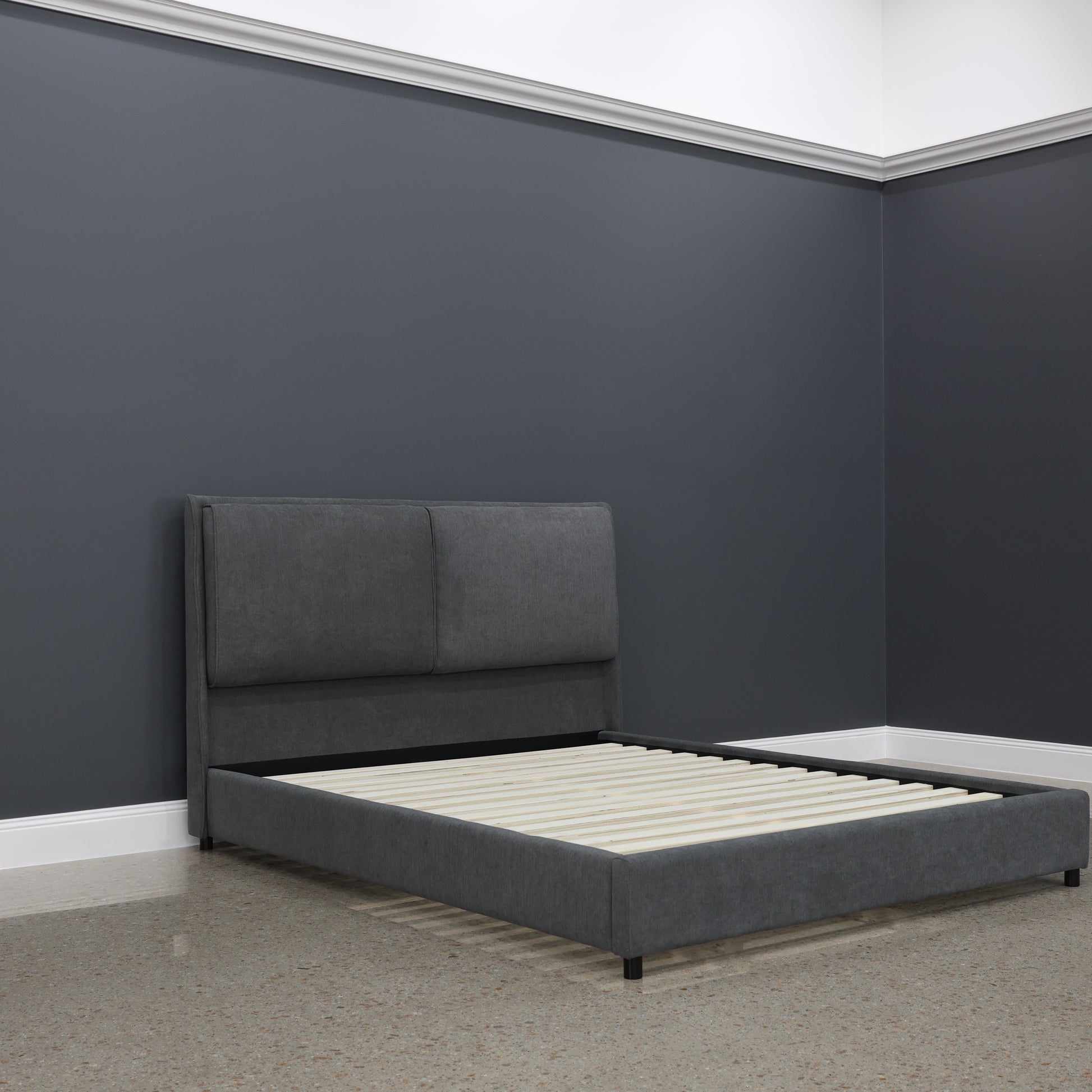 Mosman Bed - Charcoal