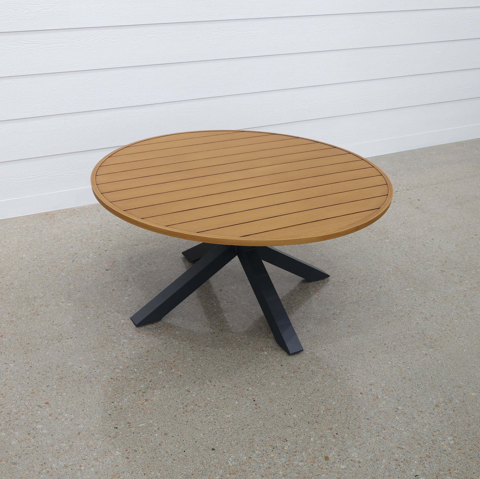Mildura Round Dining Table - Charcoal