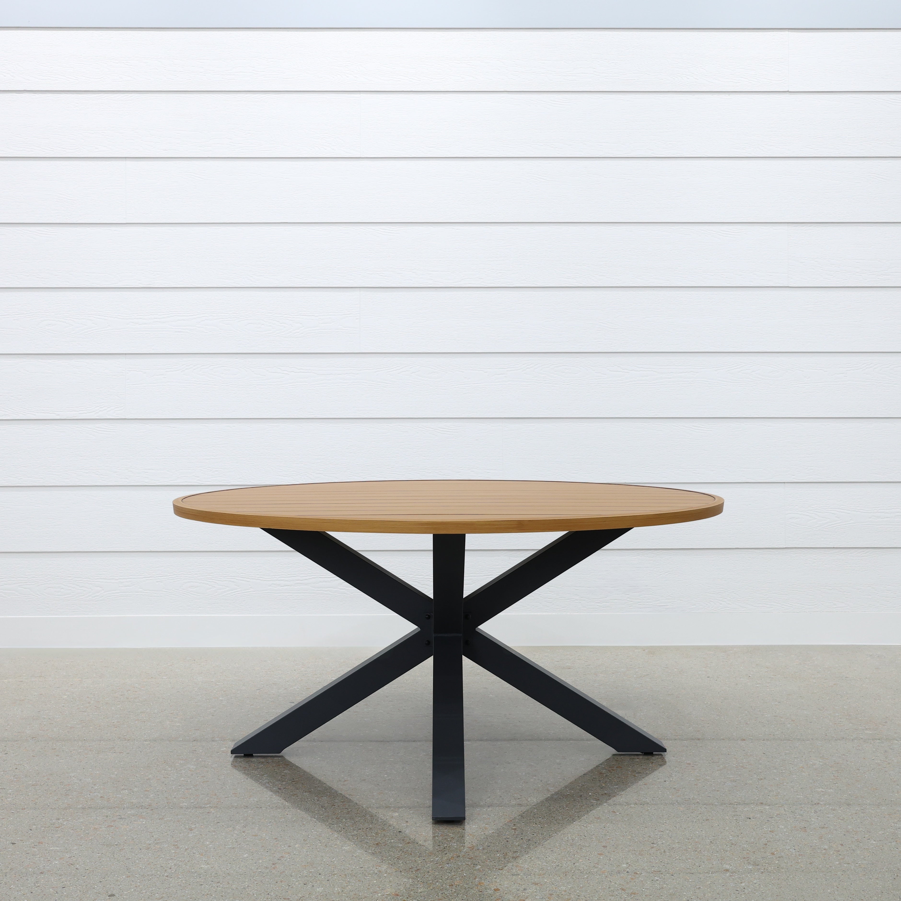 Mildura Round Dining Table - Charcoal