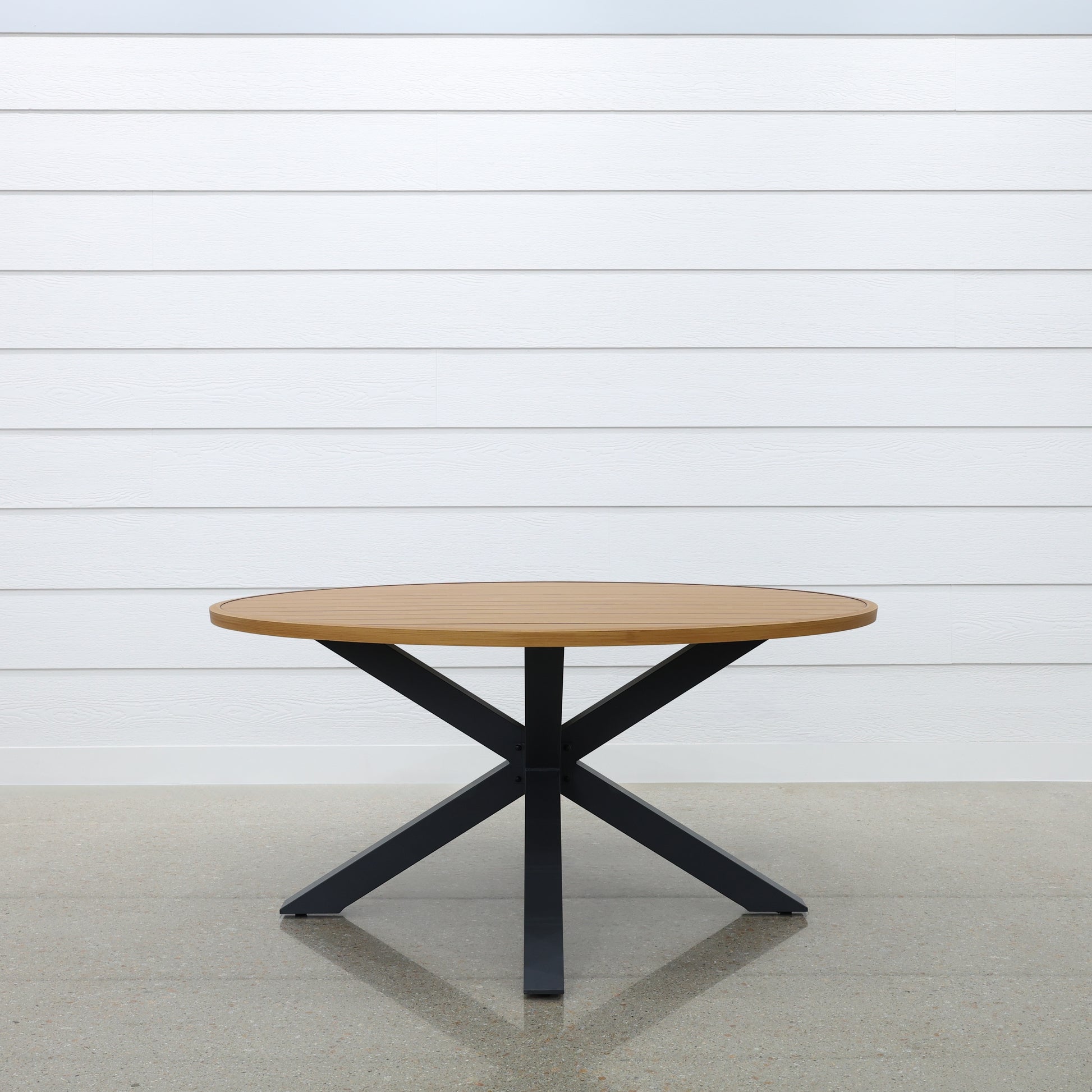 Mildura Round Dining Table - Charcoal