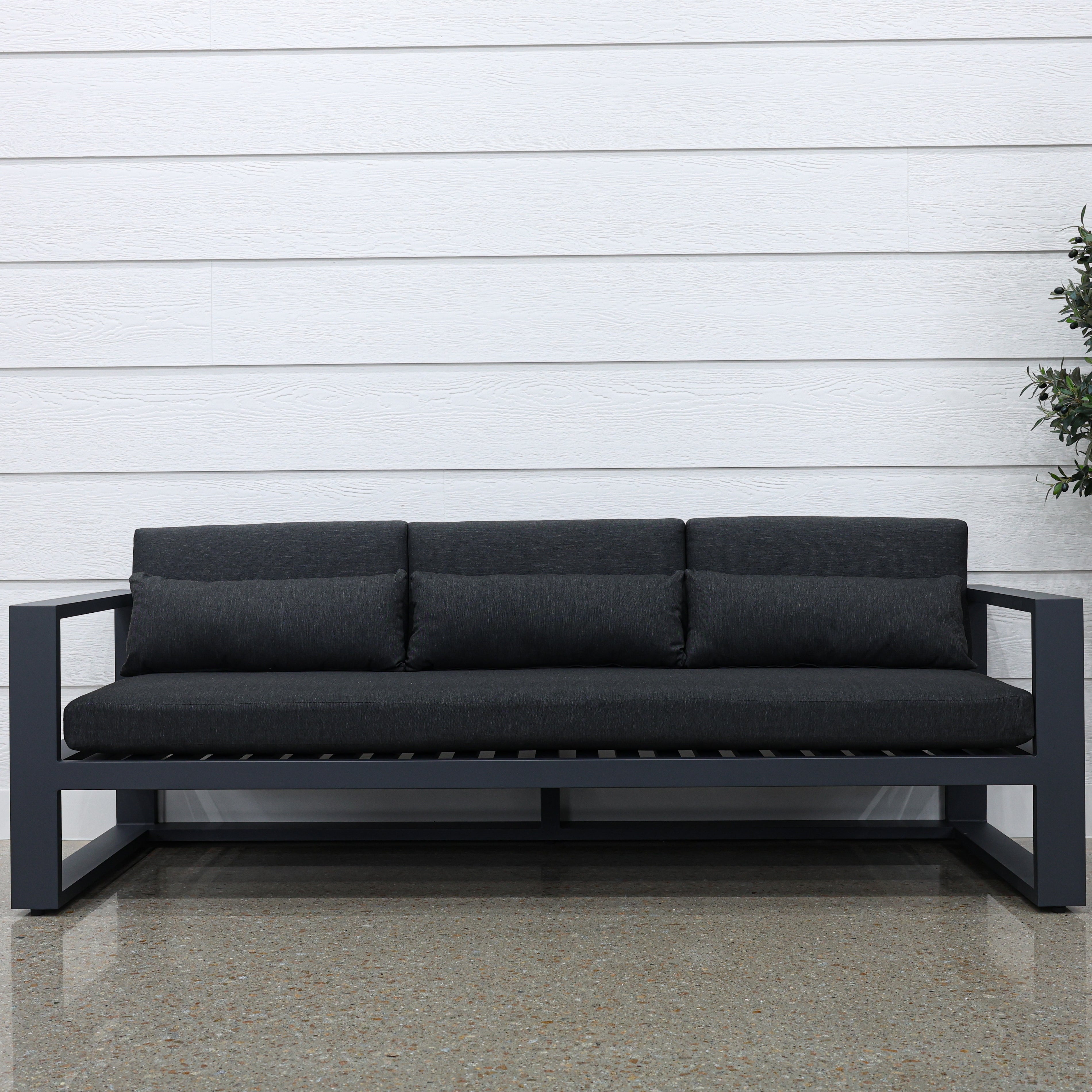 Mildura Outdoor Sofa - Charcoal
