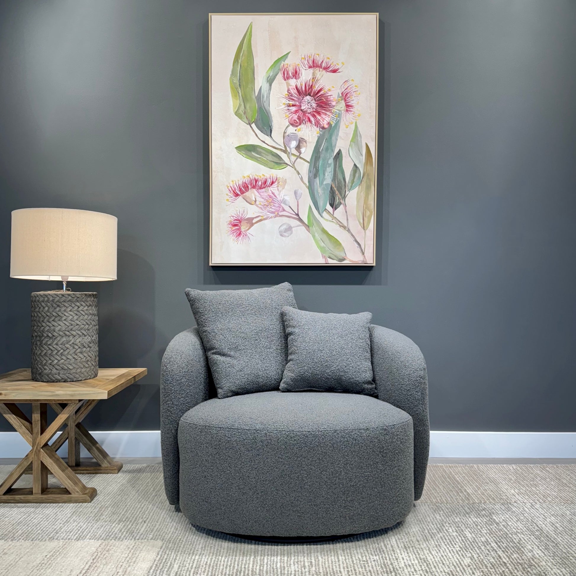 Belgrave Accent Chair - Boucle Charcoal