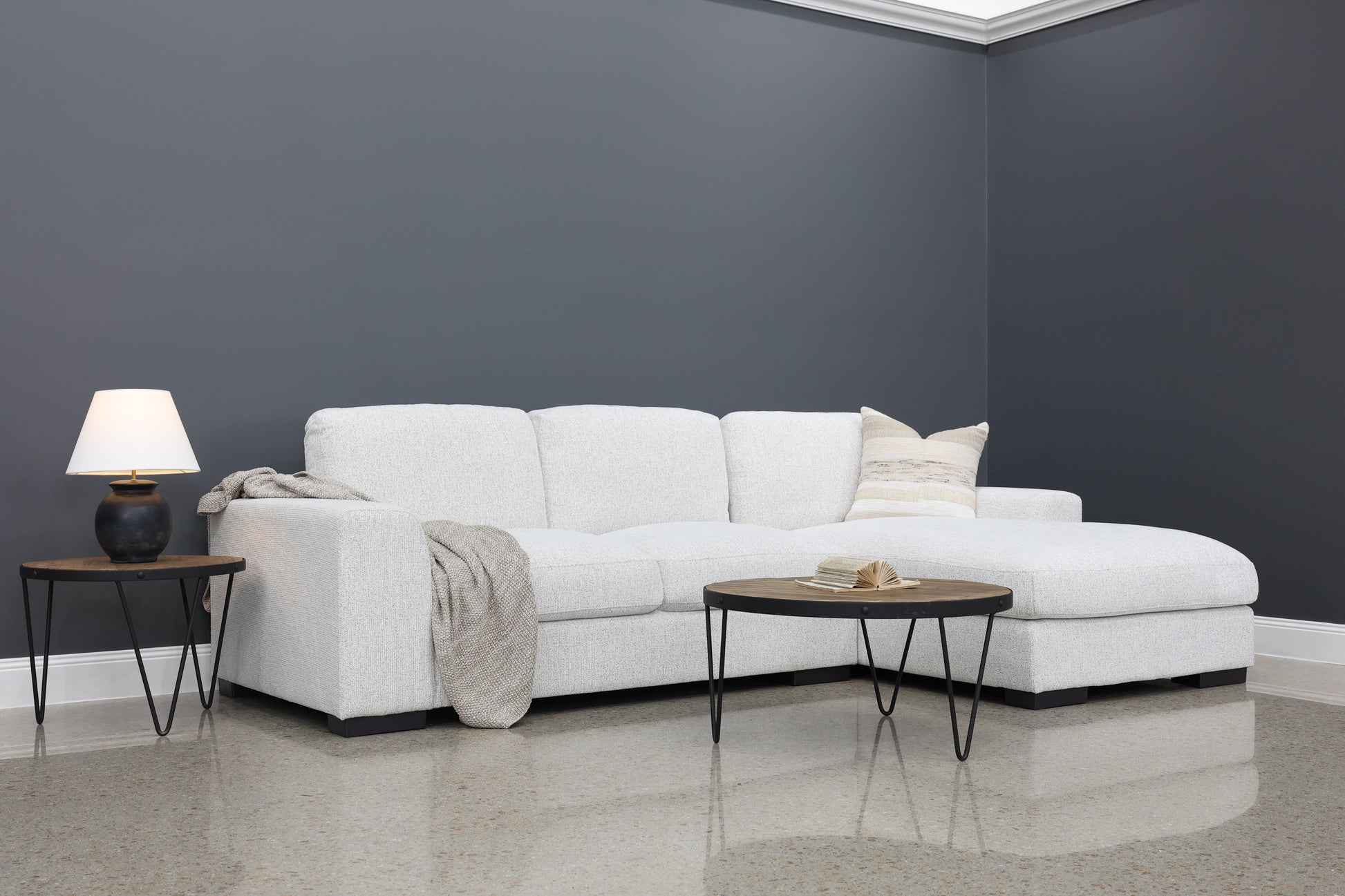 Yarra Glen RHF Sofa Chaise - Oat