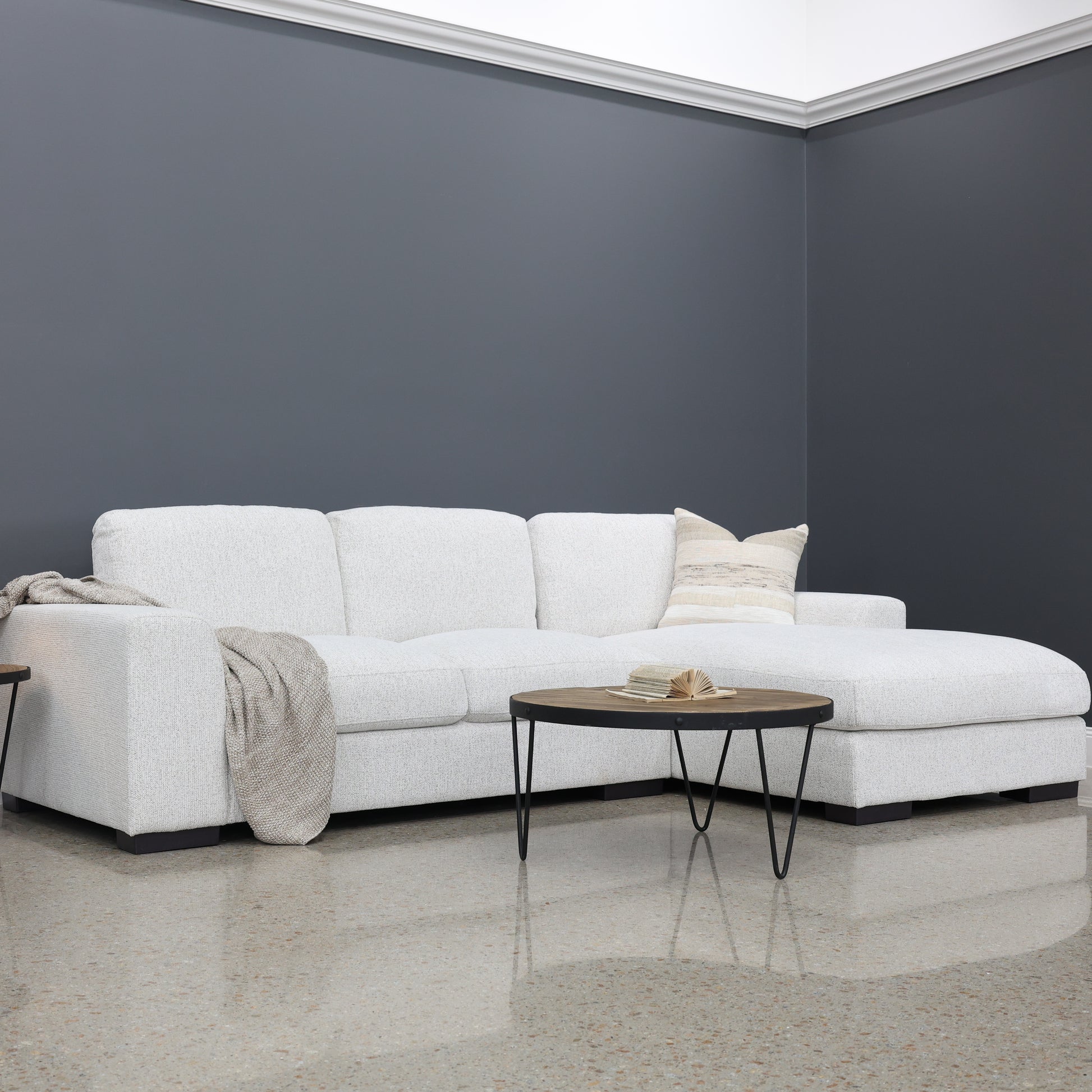 Yarra Glen RHF Sofa Chaise - Oat