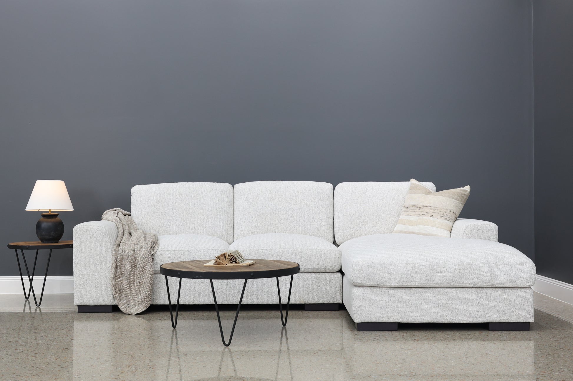 Yarra Glen RHF Sofa Chaise - Oat