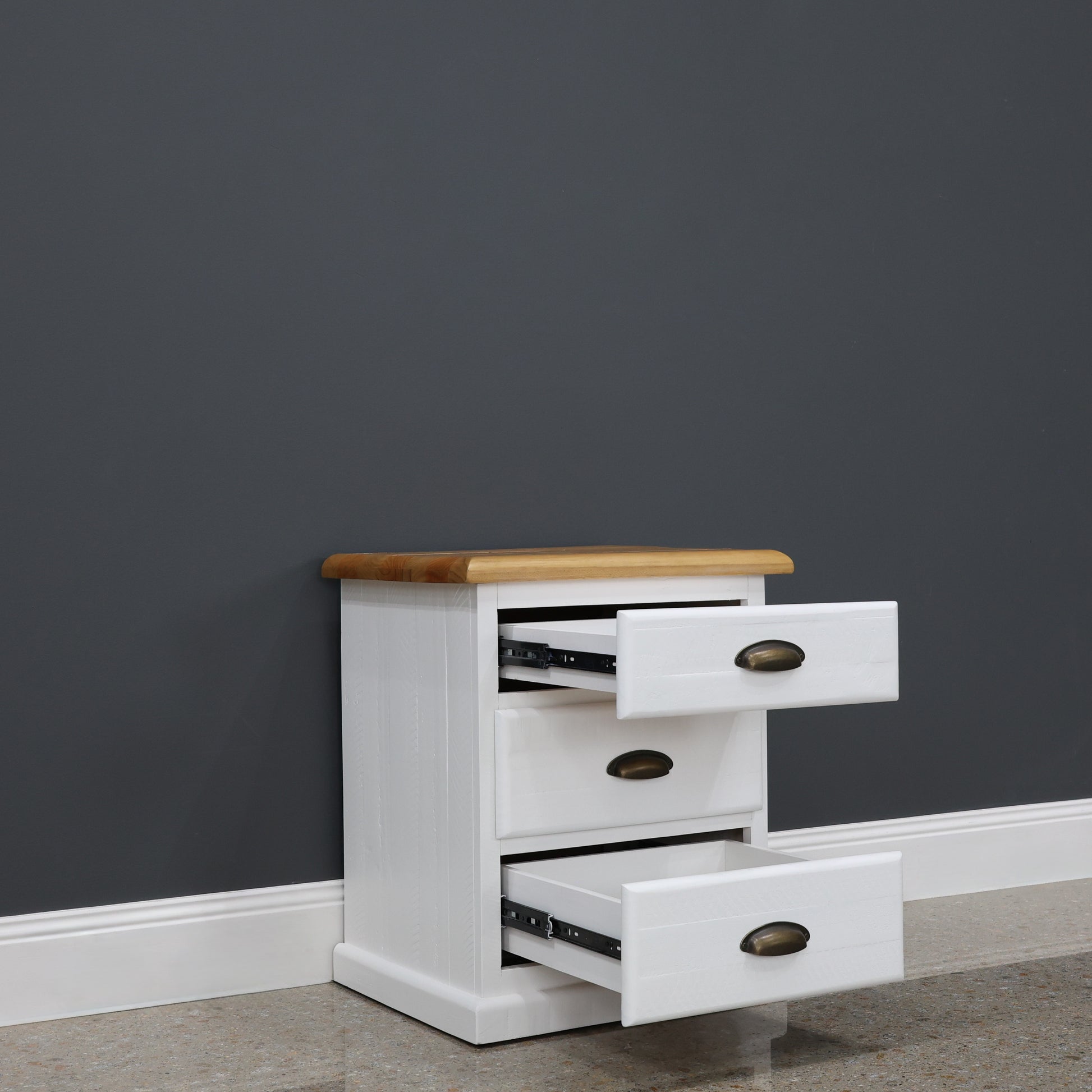 Springhurst Bedside Table - Two Tone