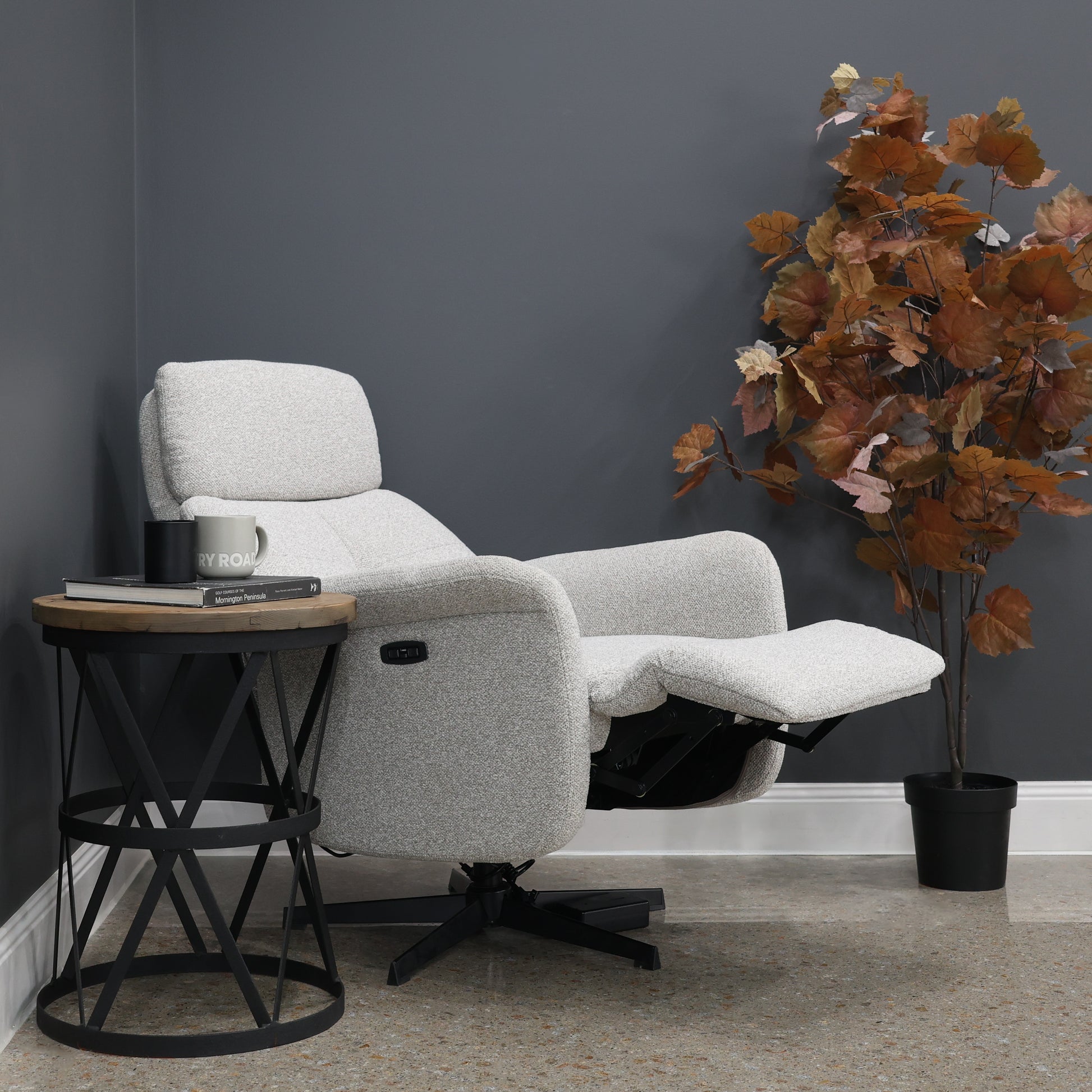 Clare Power Leisure Chair - Natural