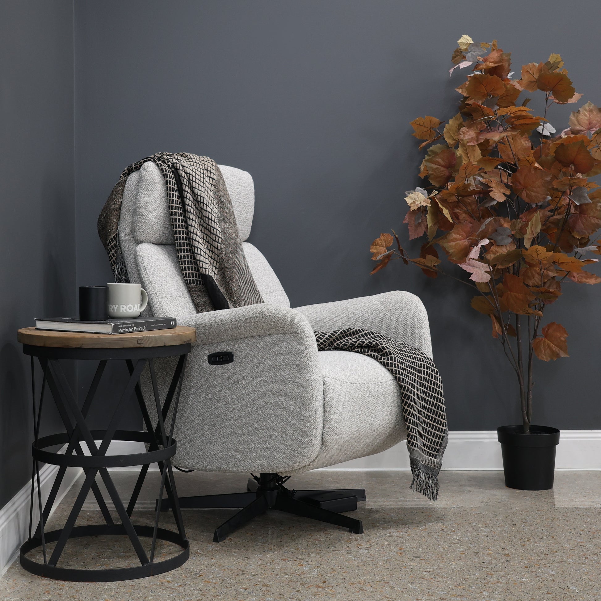 Clare Power Leisure Chair - Natural