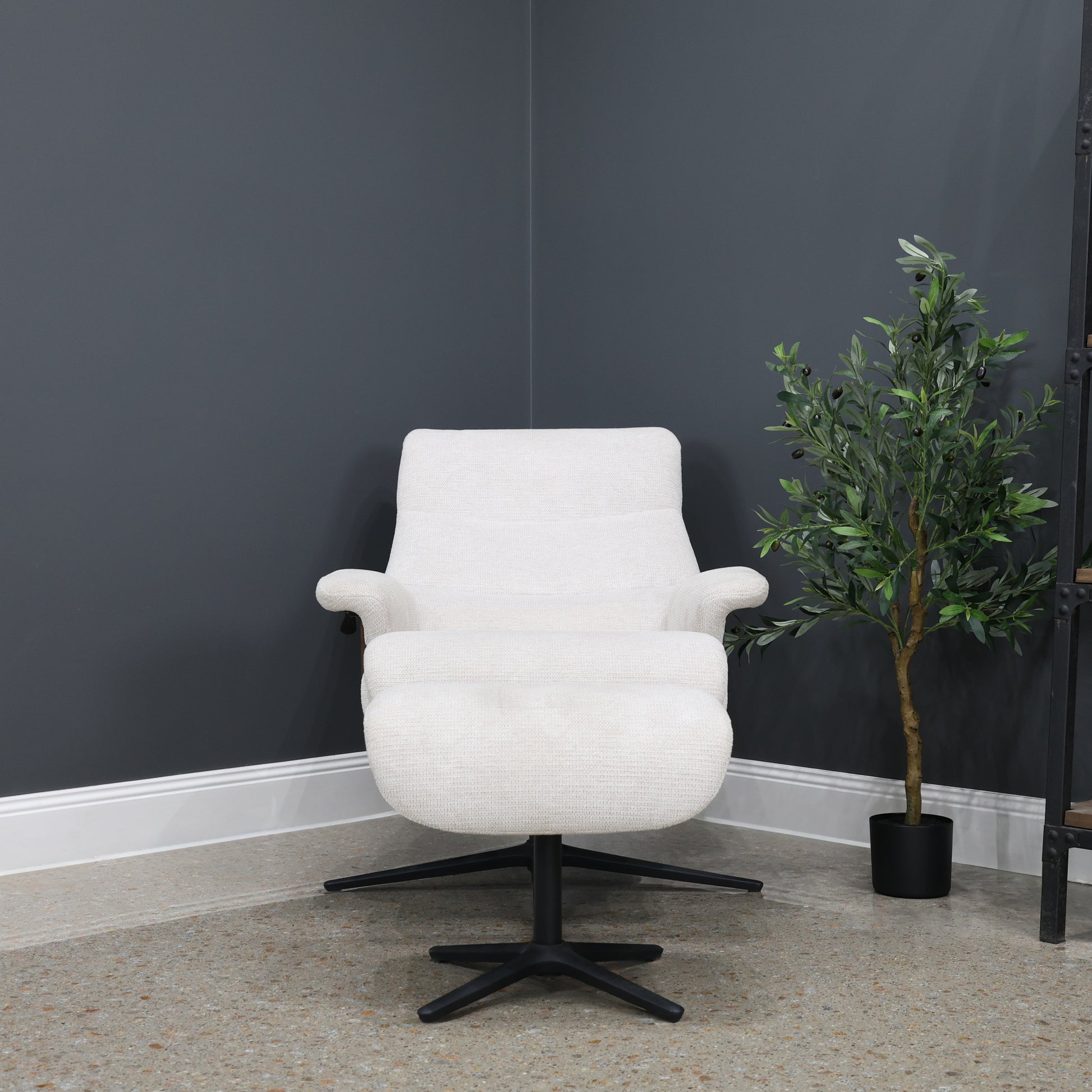 Seville Chair & Ottoman - Aragon