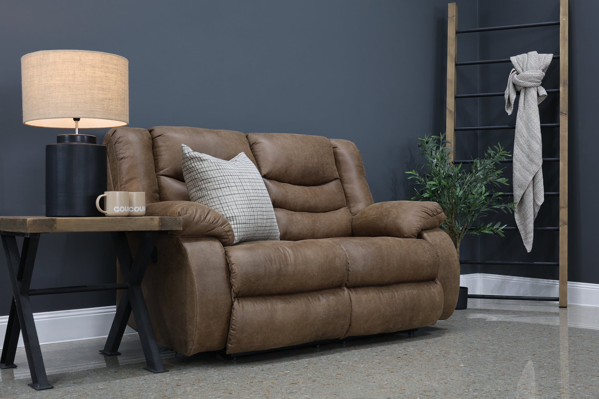 Werribee Electric Reclining Loveseat - Tan