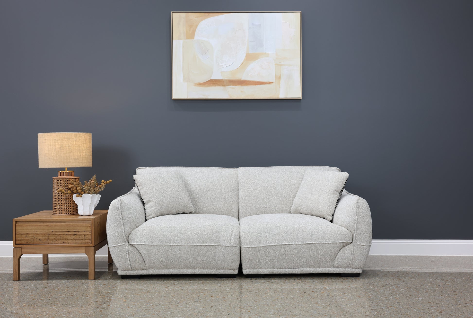 Clyde Loveseat - Natural