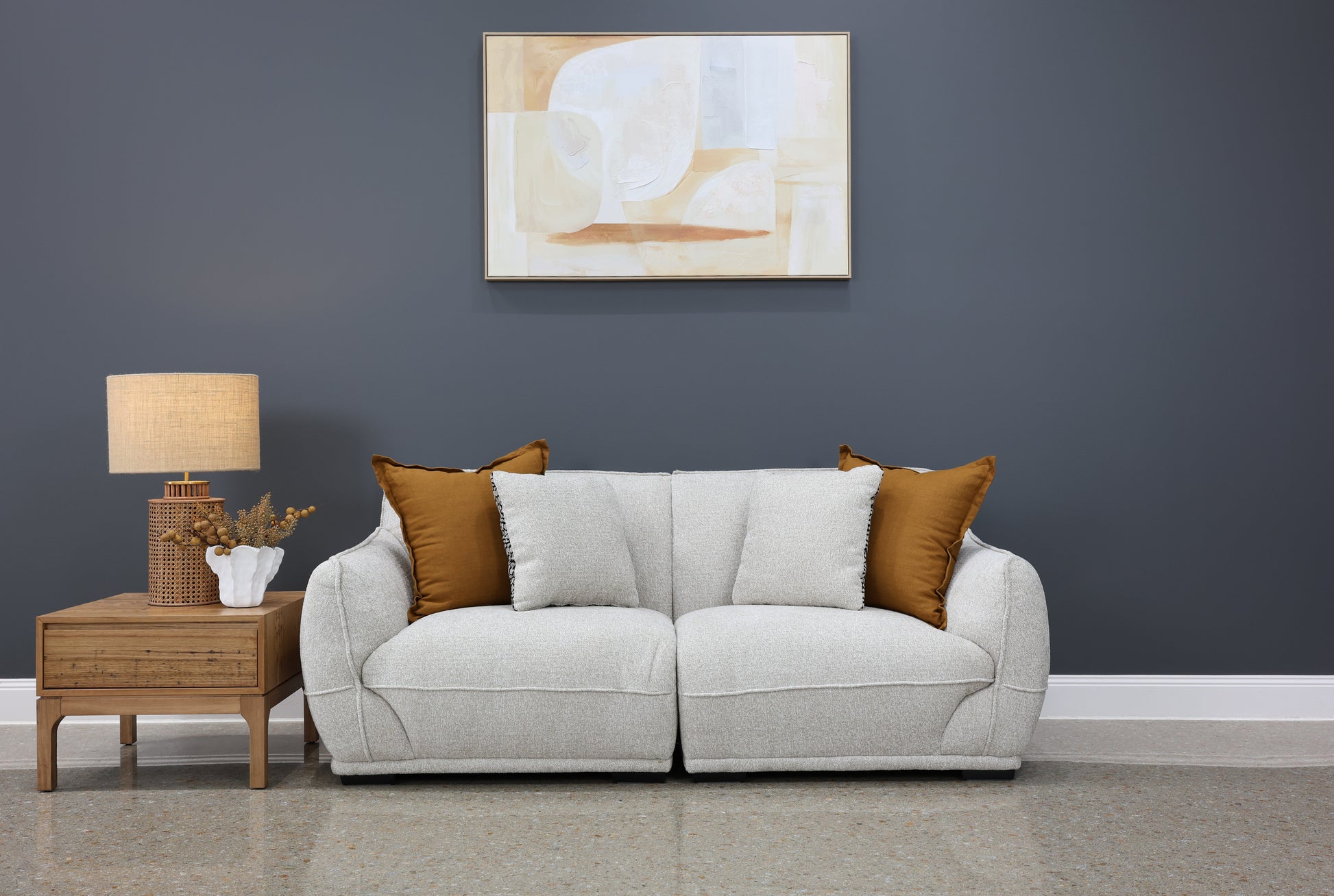 Clyde Loveseat - Natural