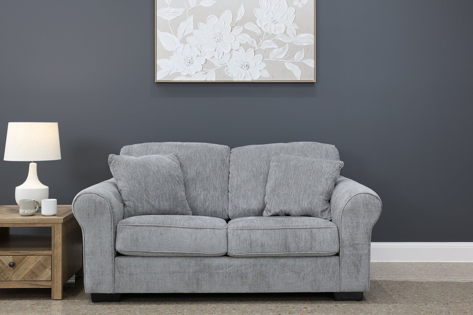 Grafton 2 Seater Loveseat - Light Grey