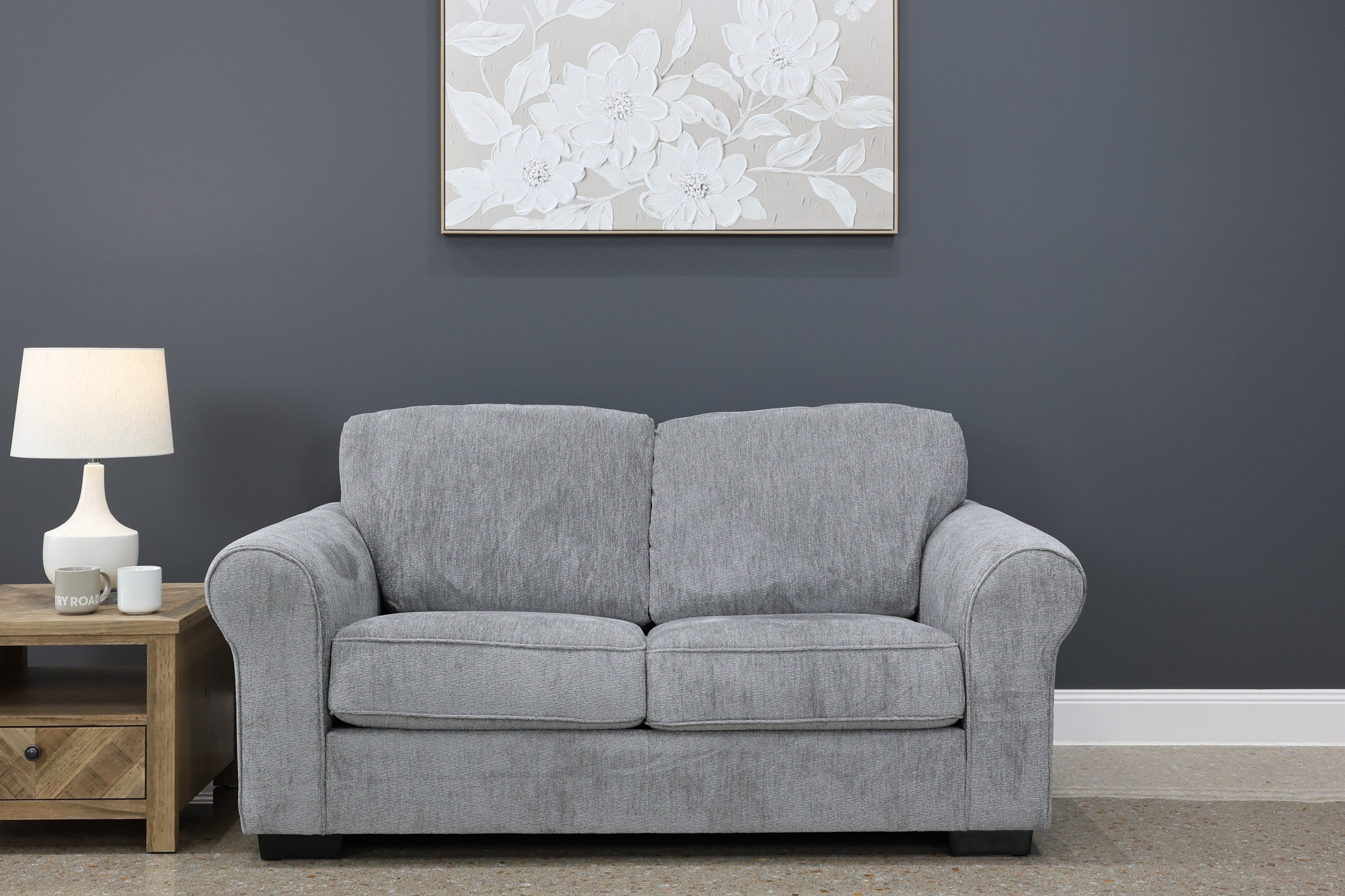 Grafton 2 Seater Loveseat - Light Grey