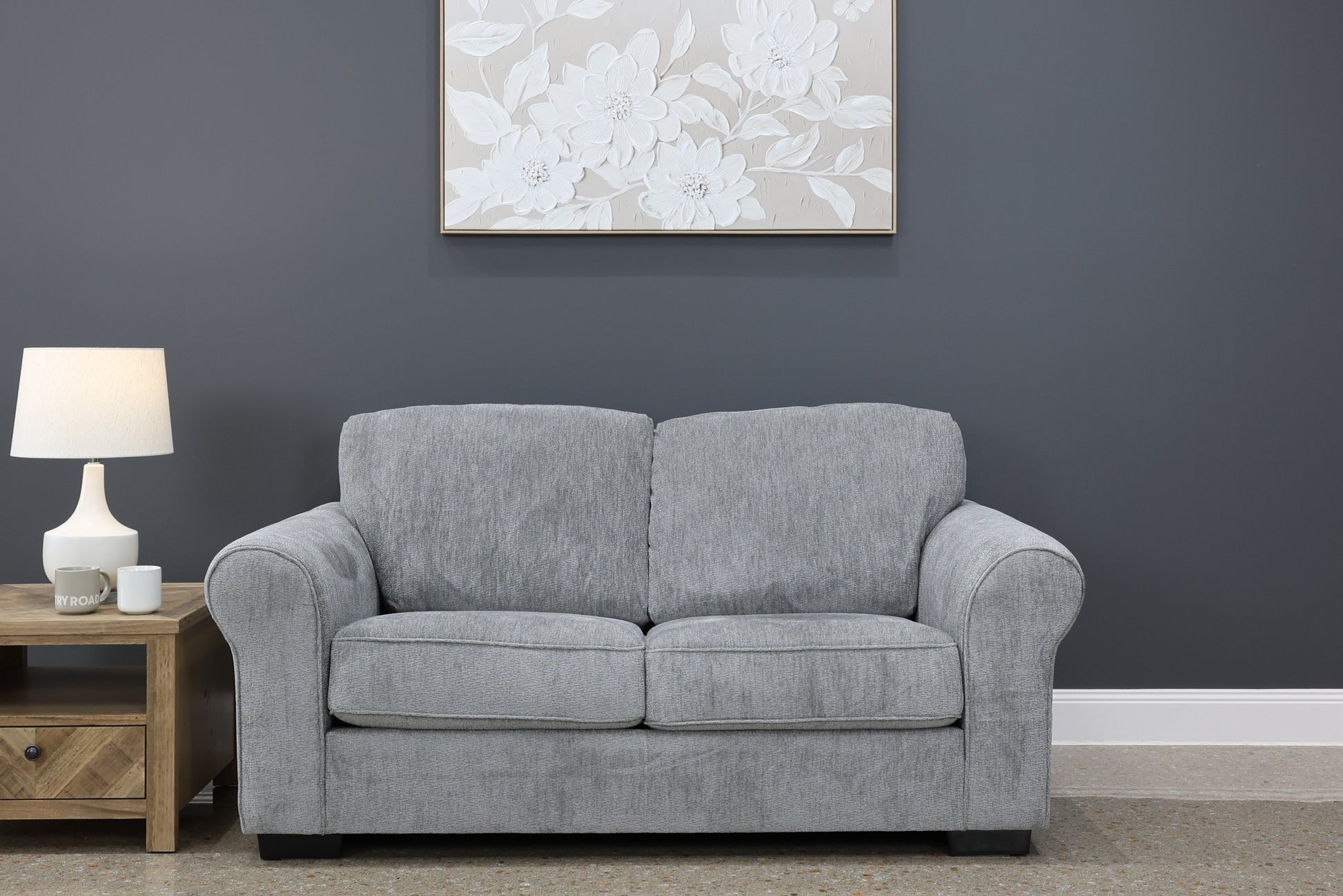 Grafton 2 Seater Loveseat - Light Grey