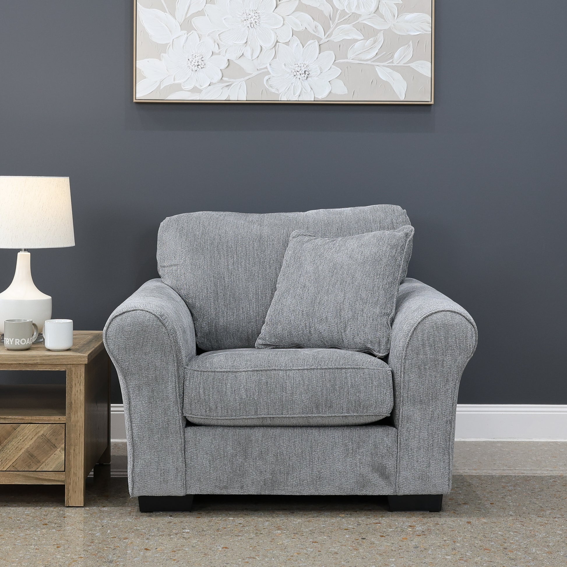 Grafton Armchair - Light Grey