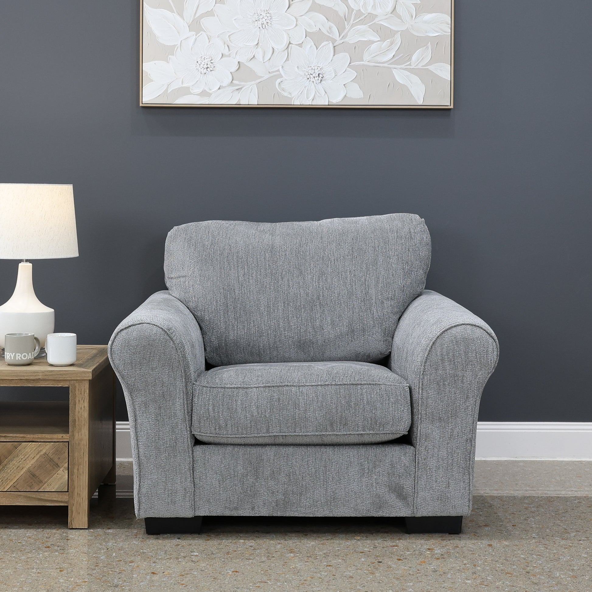 Grafton Armchair - Light Grey