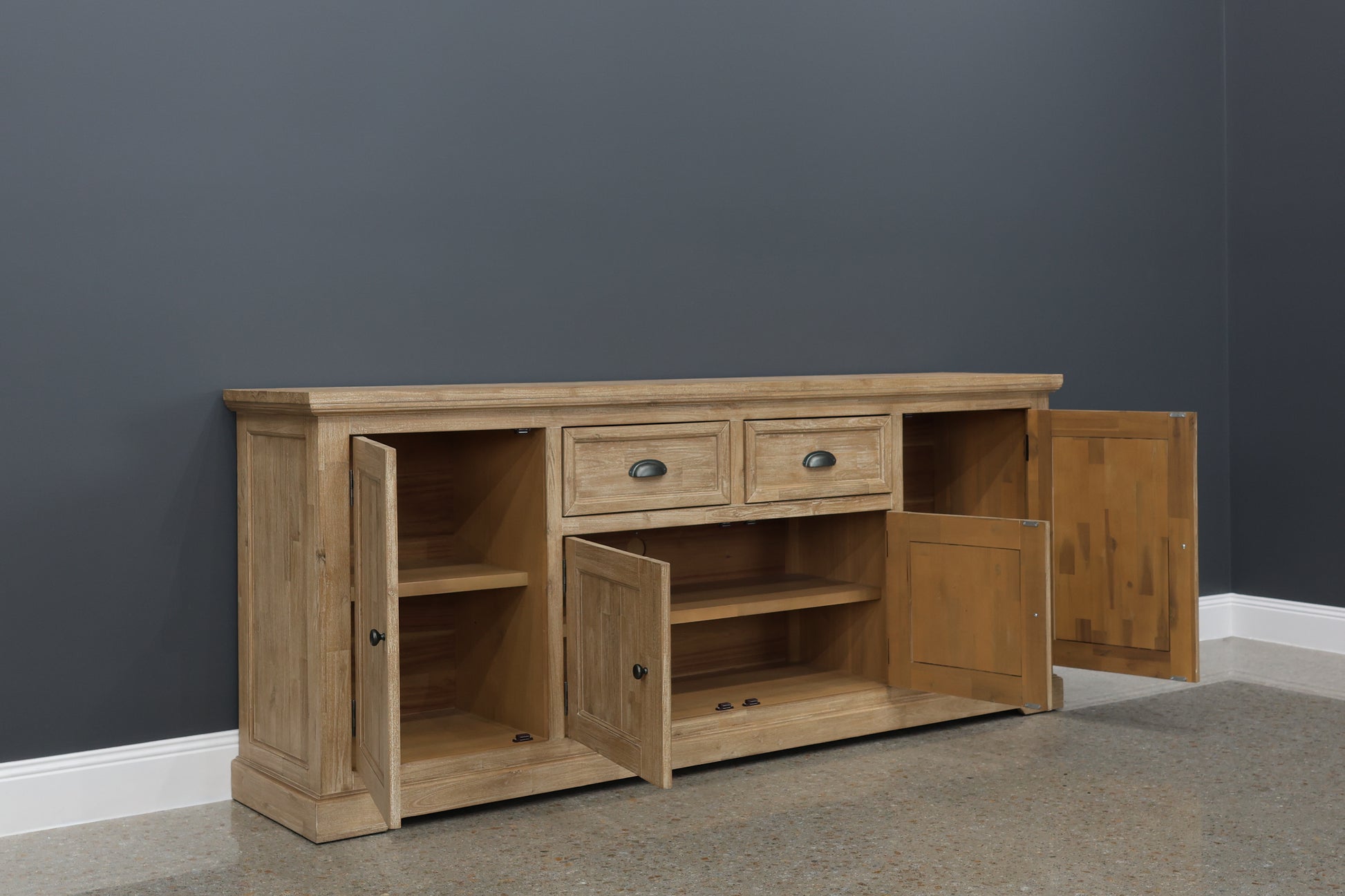 Provedore Natural Buffet w/ 4 Doors & 2 Drawers