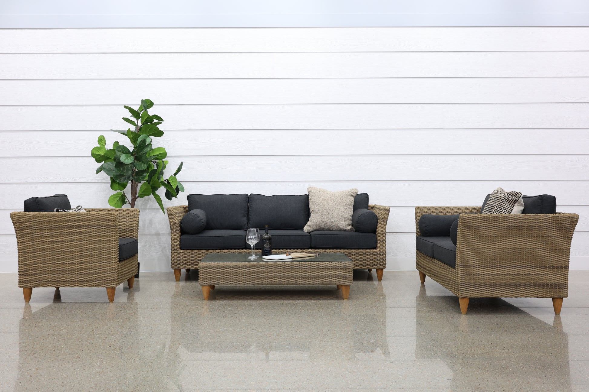Portsea Coffee Table - Brushed Wheat