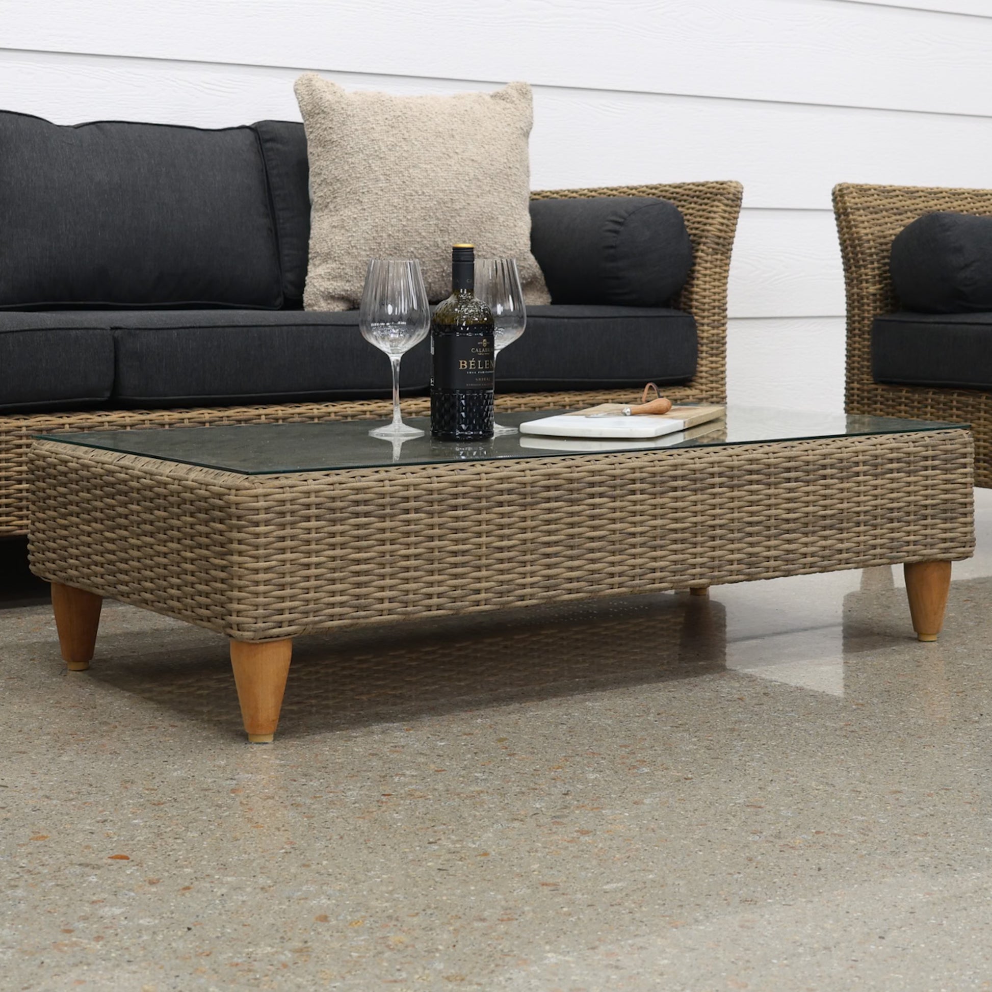 Portsea Coffee Table - Brushed Wheat