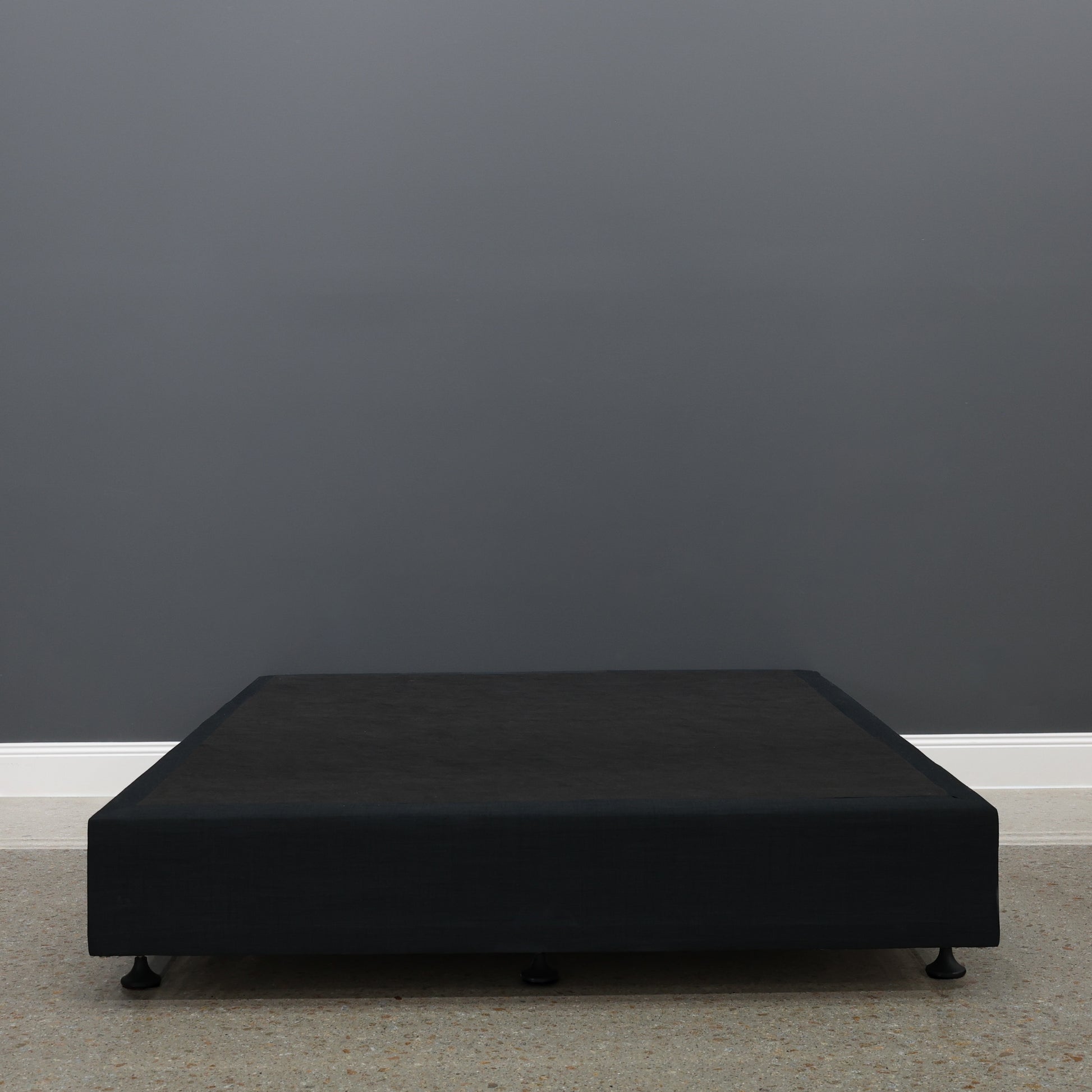 Upholstered Bed Base - Lunar Night