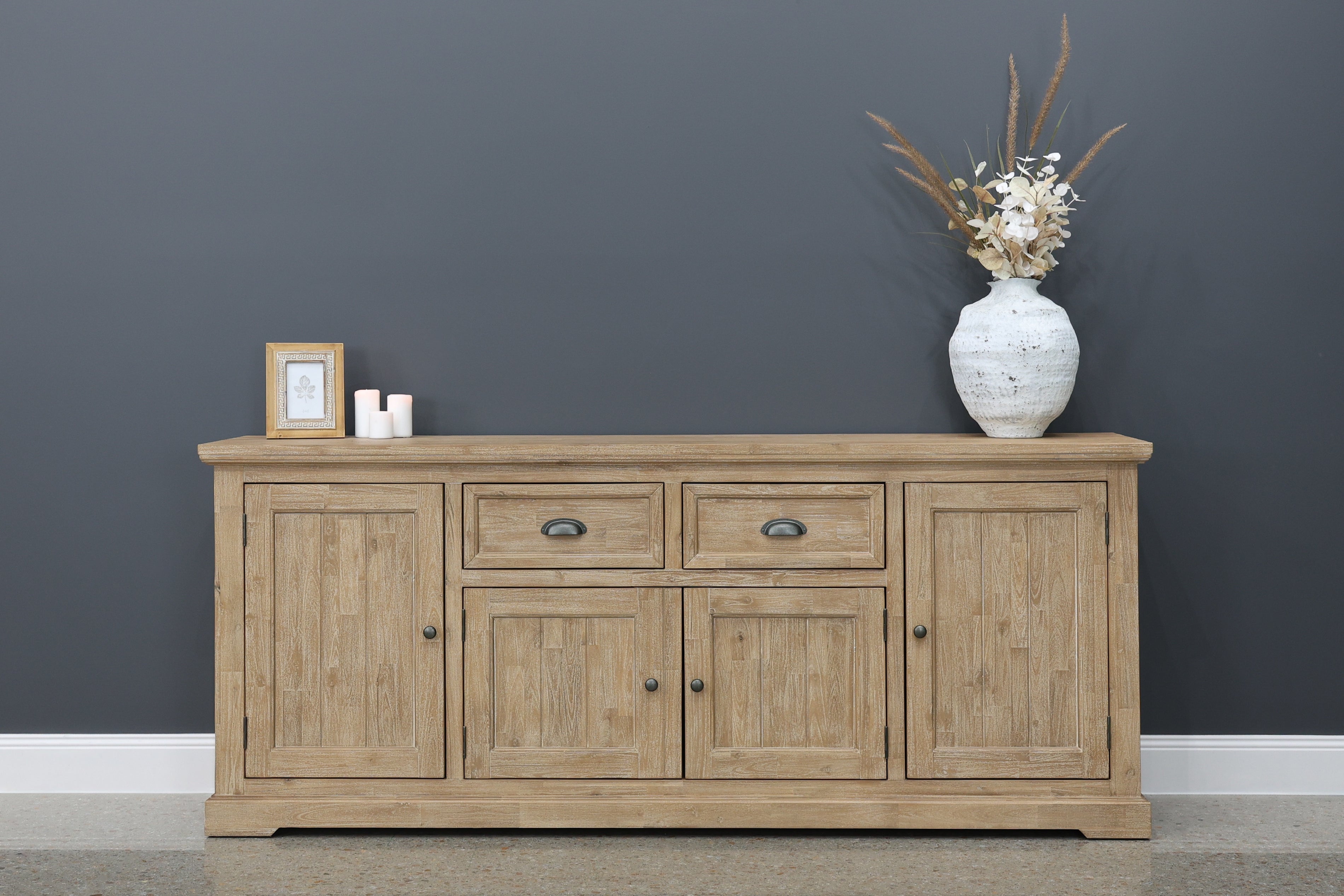 Provedore Natural Buffet w/ 4 Doors & 2 Drawers