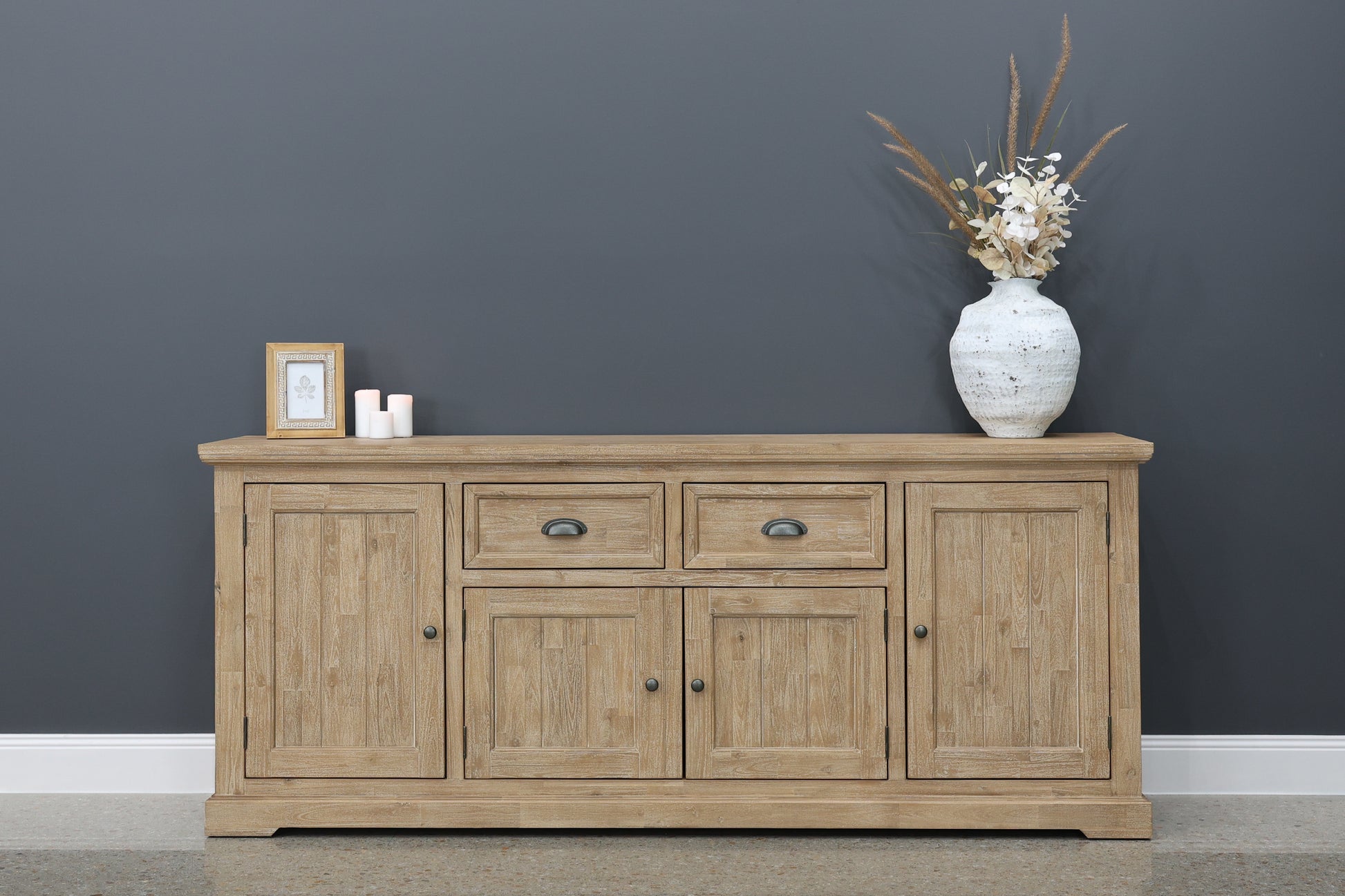 Provedore Natural Buffet w/ 4 Doors & 2 Drawers