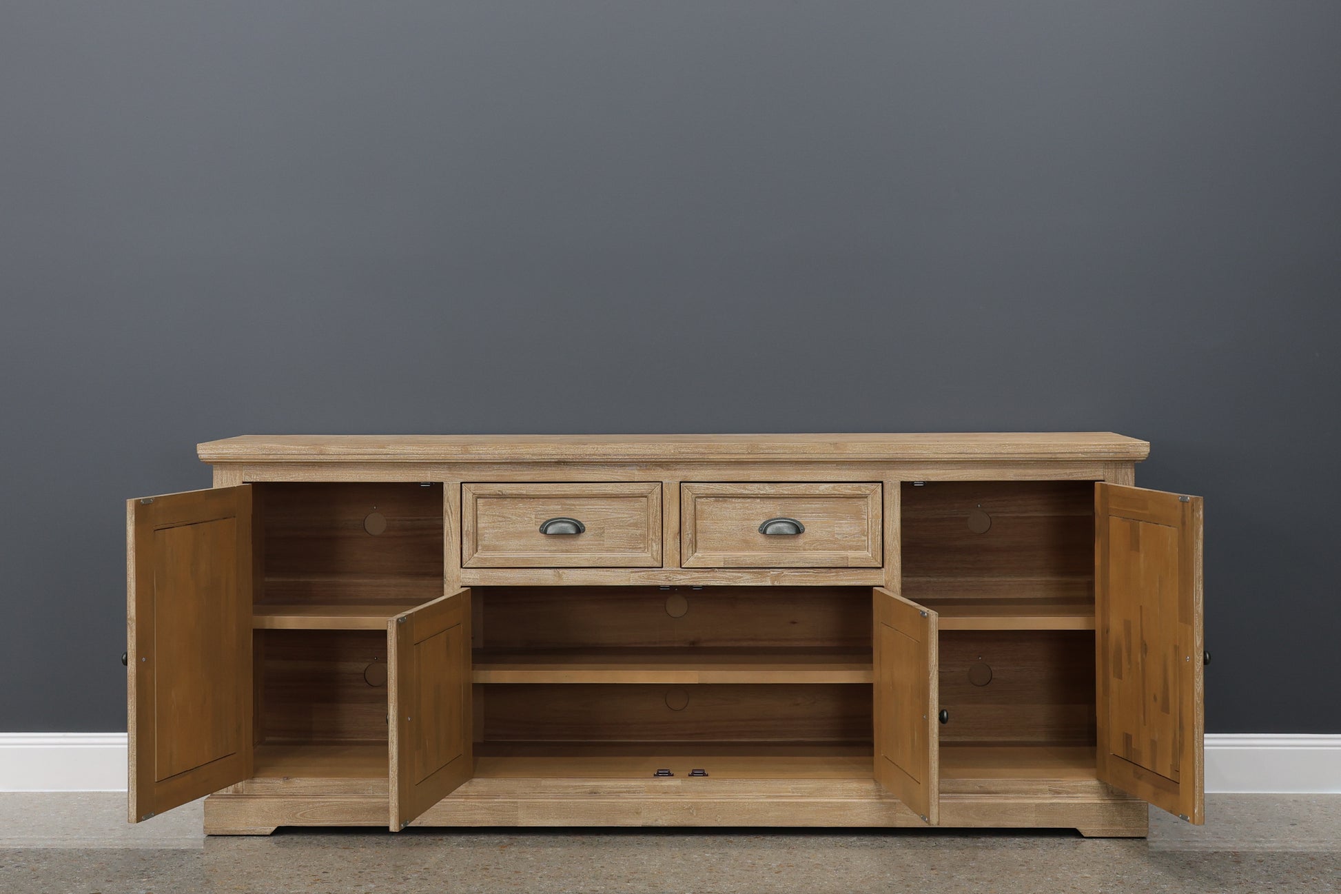 Provedore Natural Buffet w/ 4 Doors & 2 Drawers