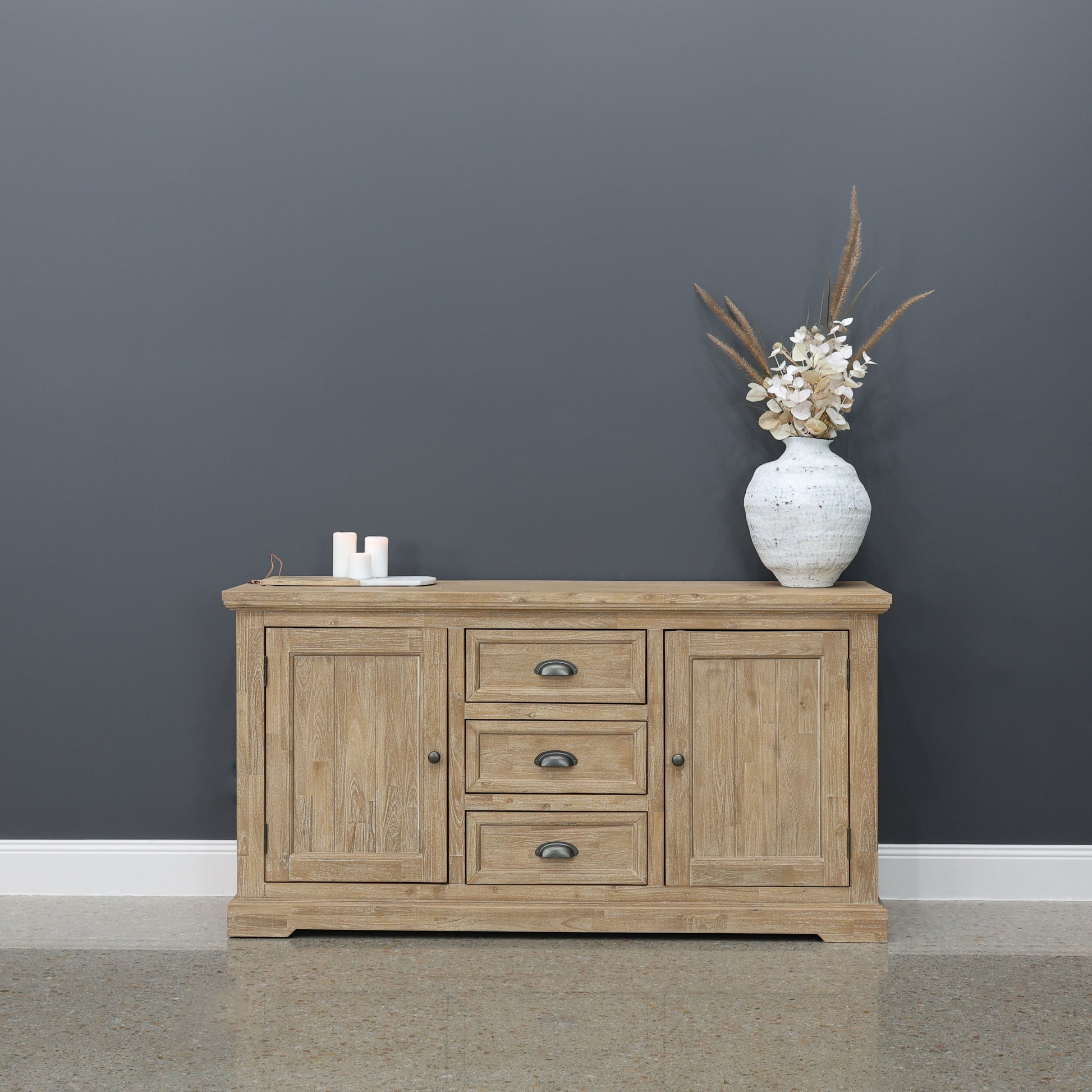 Provedore Natural Buffet w/ 2 Doors & 3 Drawers